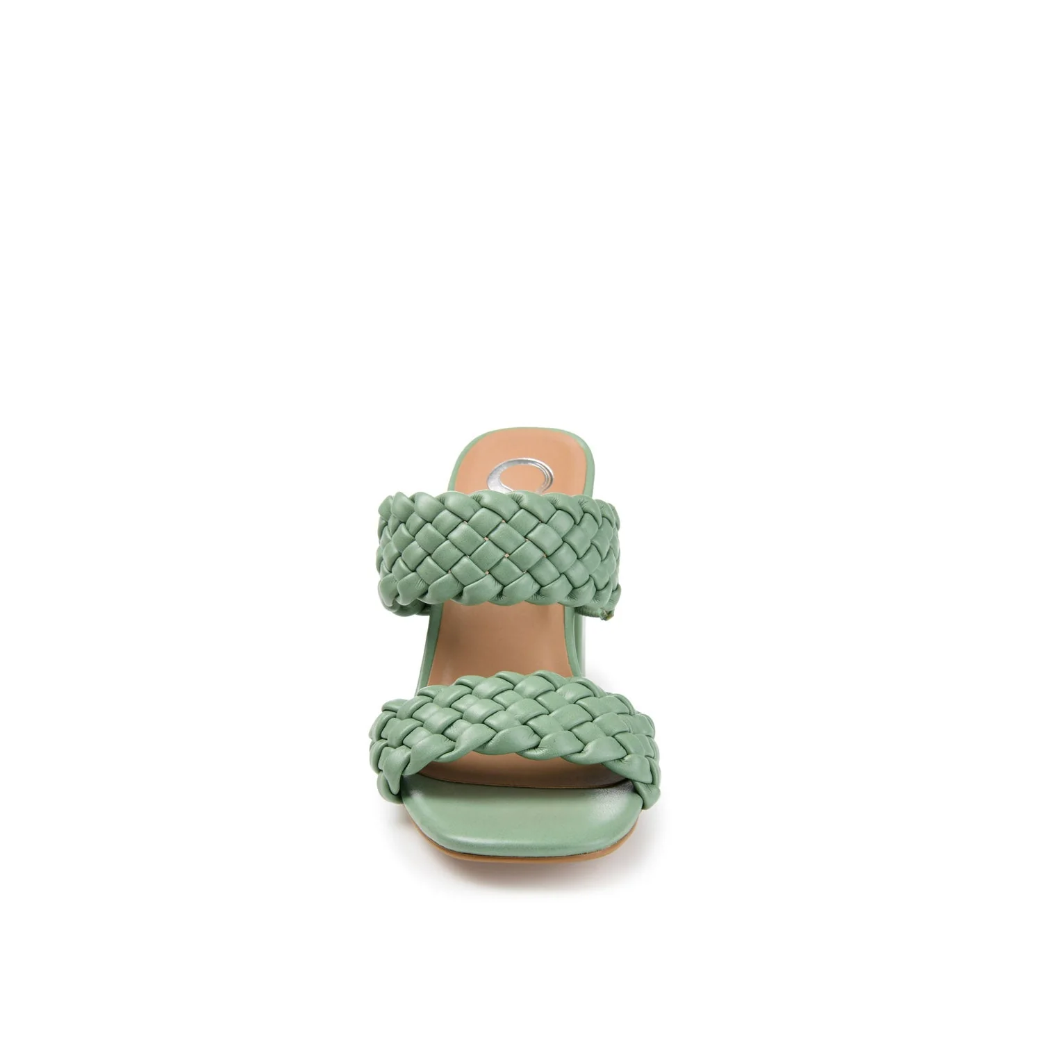 MELISSA MULE BLOCK HEELS IN VEGAN LEATHER - Green - Image 5