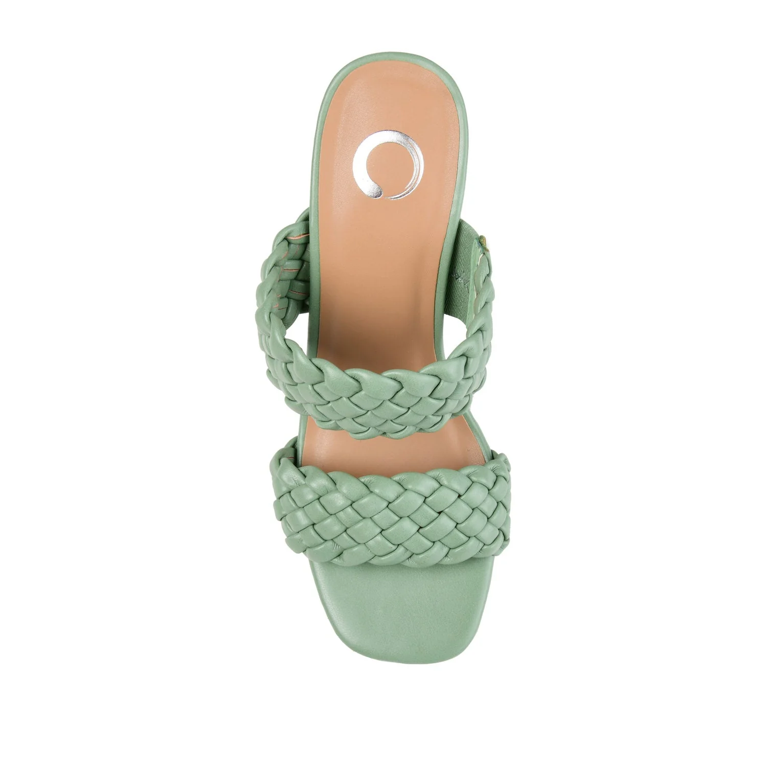 MELISSA MULE BLOCK HEELS IN VEGAN LEATHER - Green - Image 6