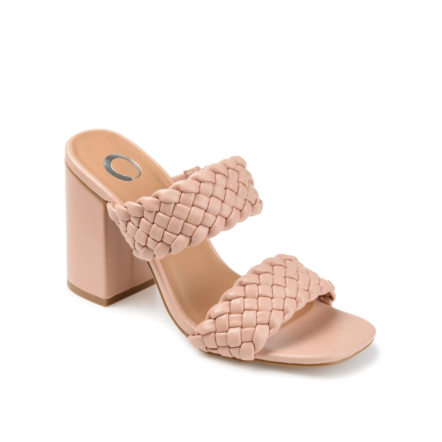 MELISSA MULE BLOCK HEELS IN WIDE - Blush - Image 2