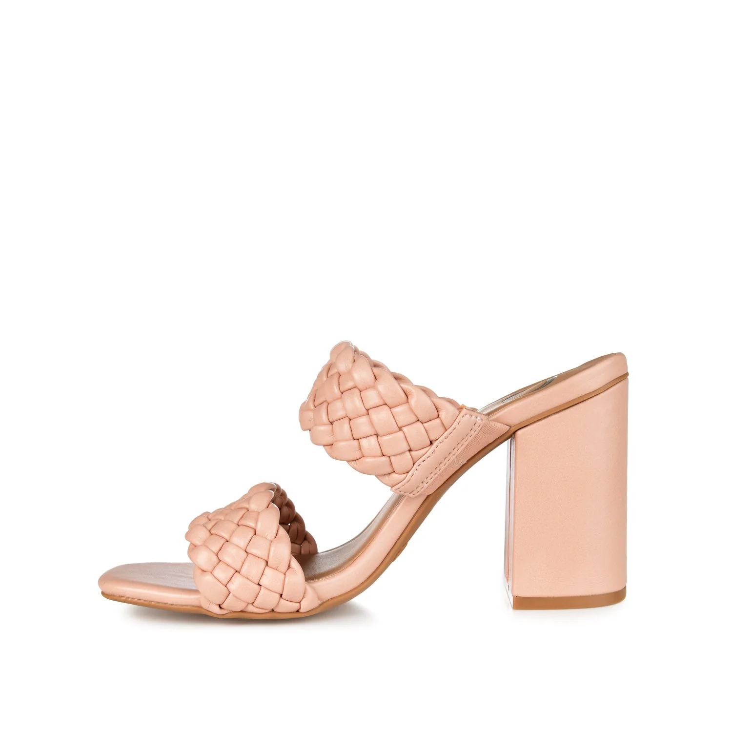 MELISSA MULE BLOCK HEELS IN WIDE - Blush - Image 3