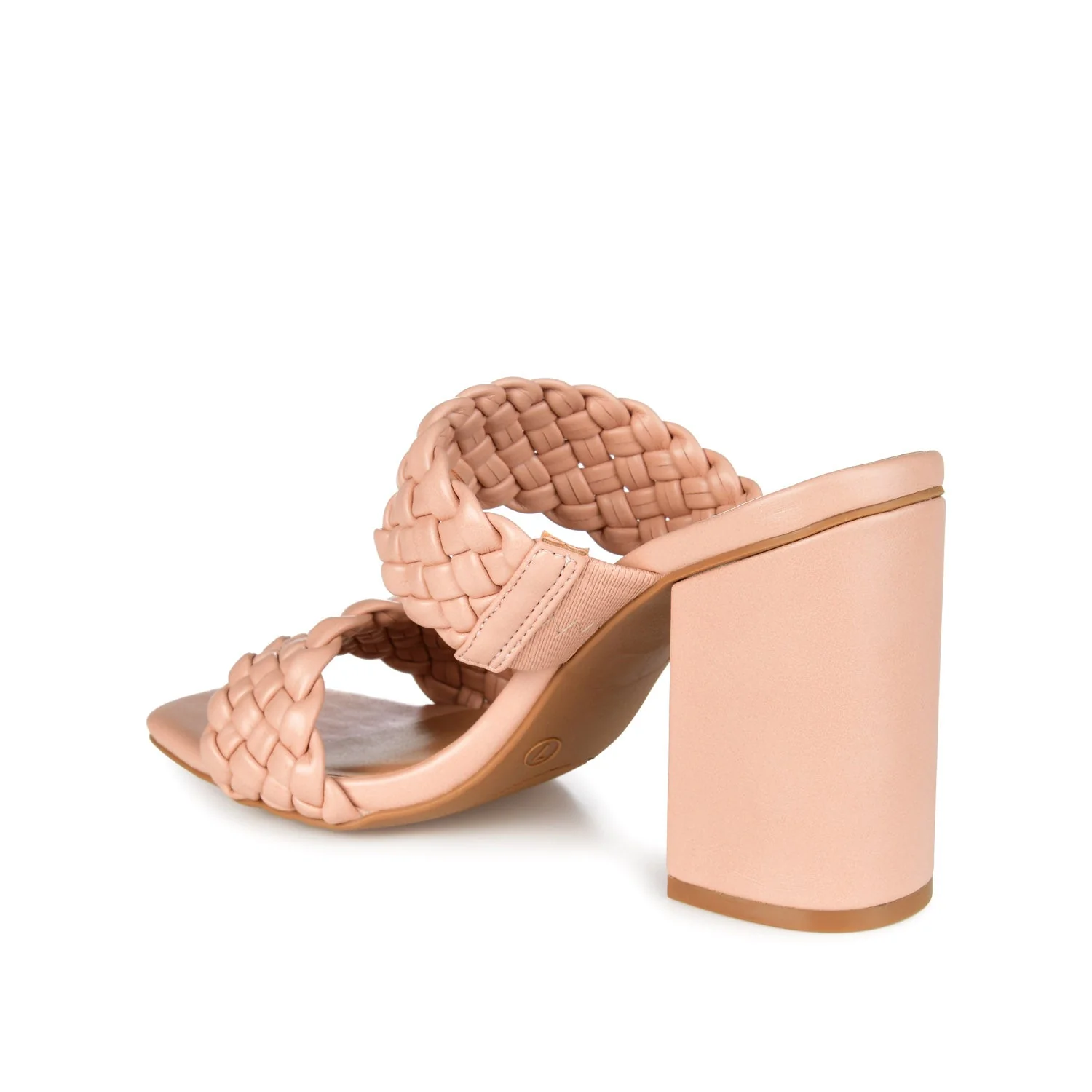 MELISSA MULE BLOCK HEELS IN WIDE - Blush - Image 4