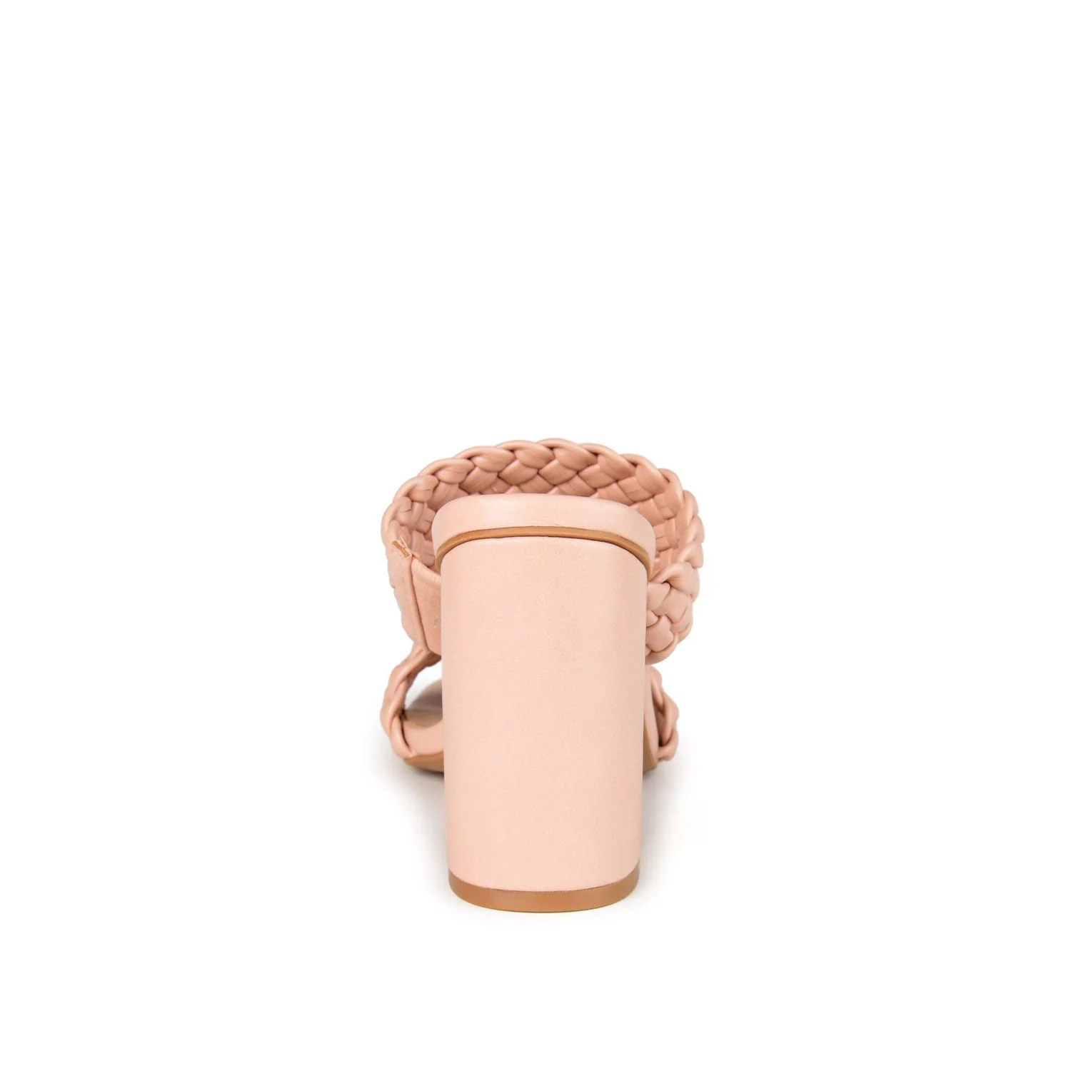 MELISSA MULE BLOCK HEELS IN WIDE - Blush - Image 7