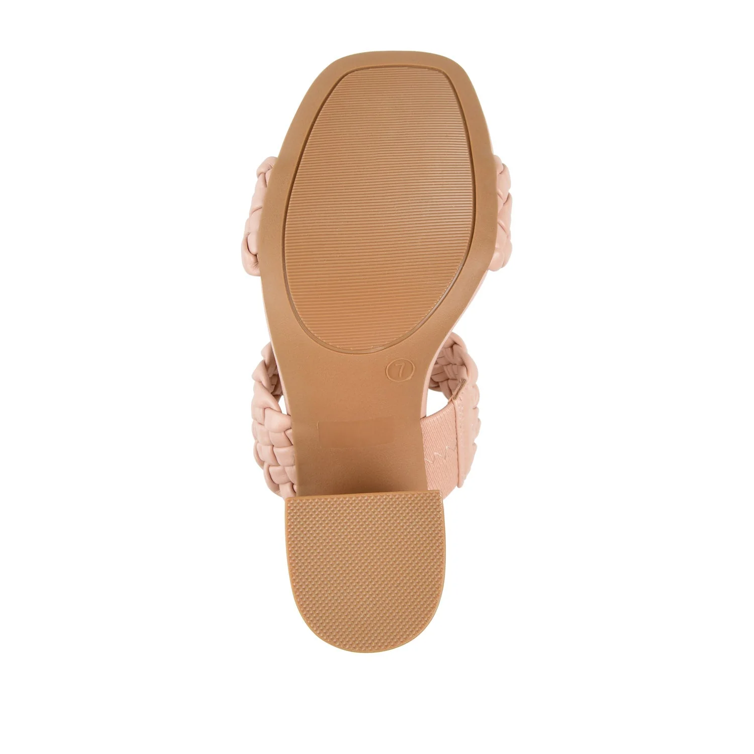 MELISSA MULE BLOCK HEELS IN WIDE - Blush - Image 8