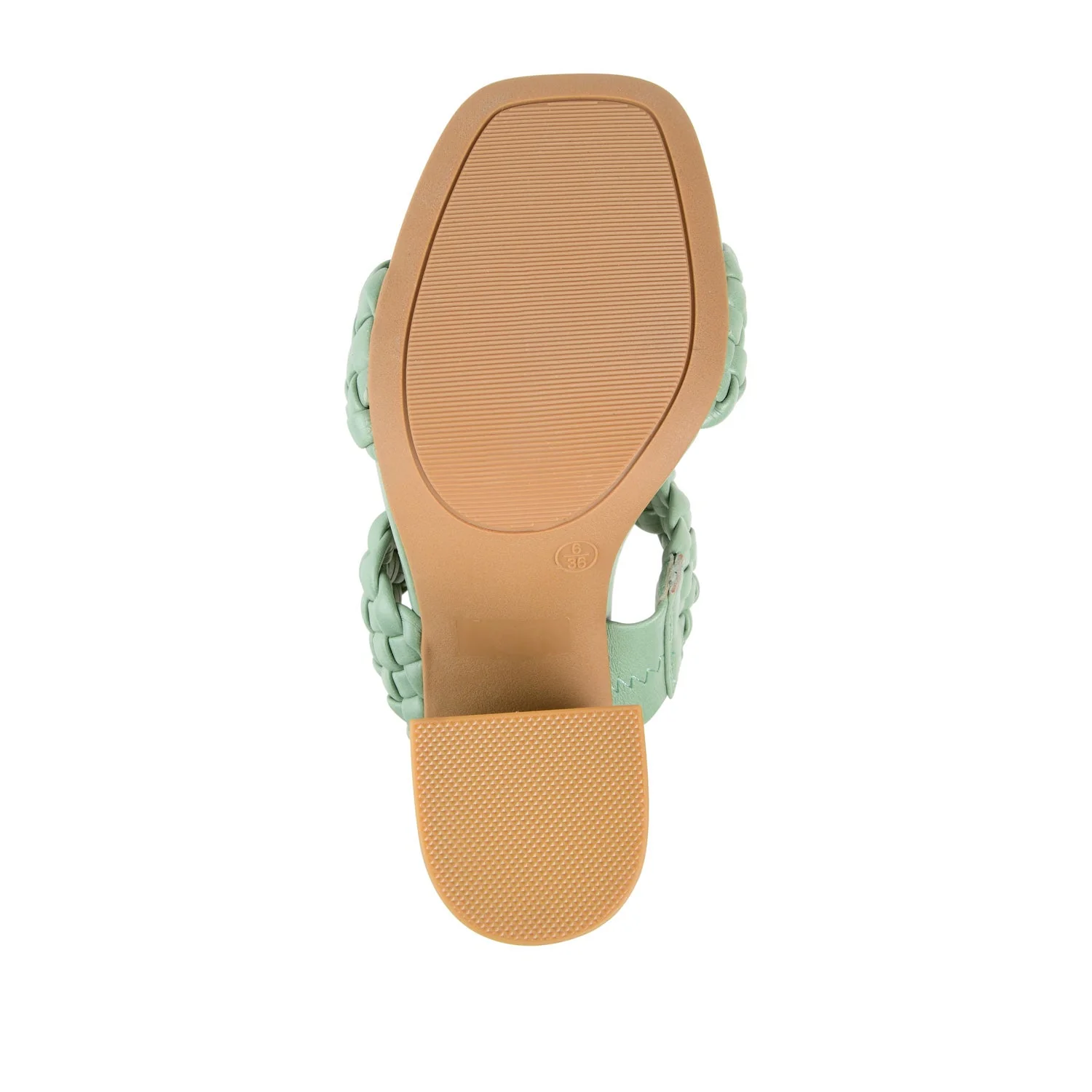 MELISSA MULE BLOCK HEELS IN WIDE - Green - Image 8