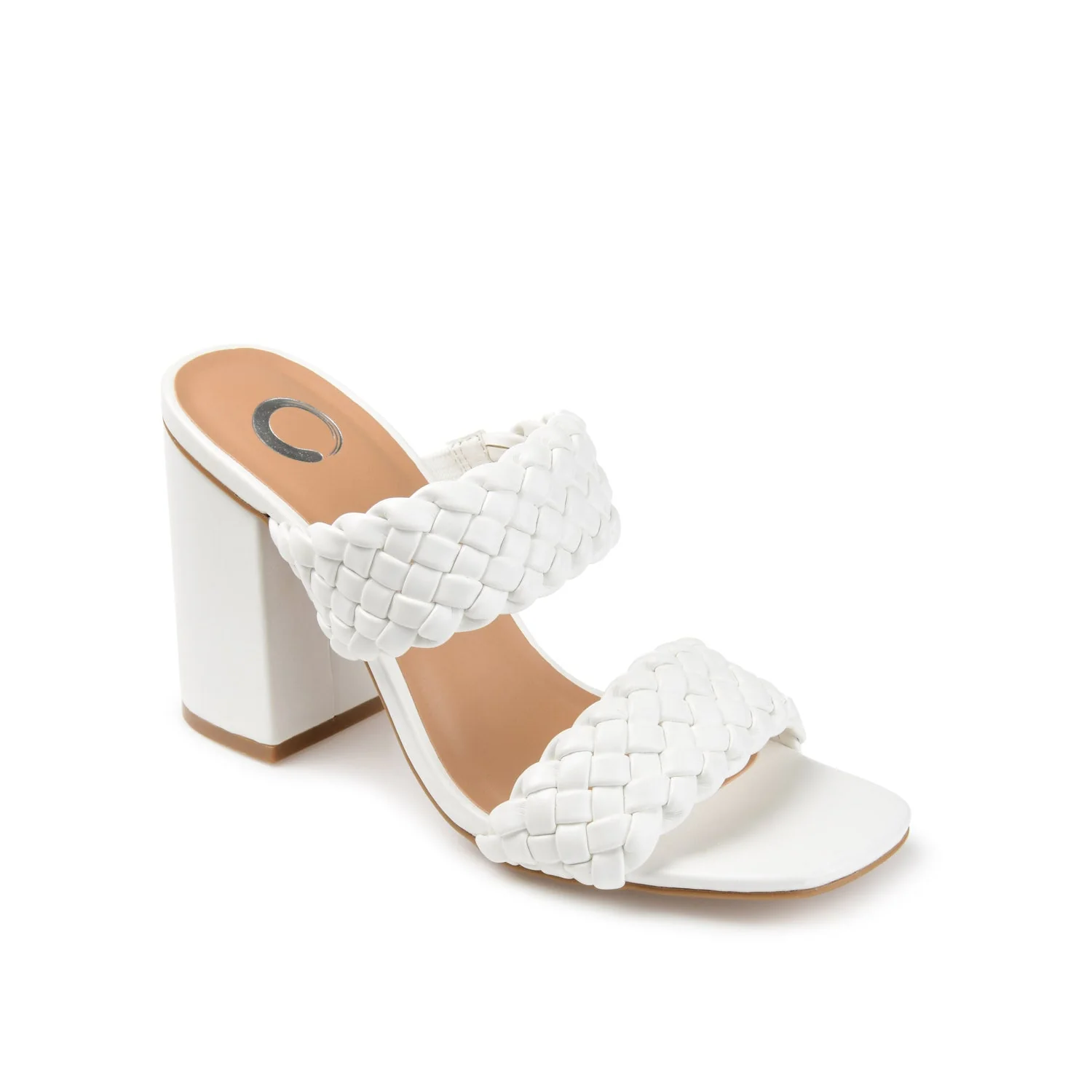 MELISSA MULE BLOCK HEELS IN WIDE - White - Image 2