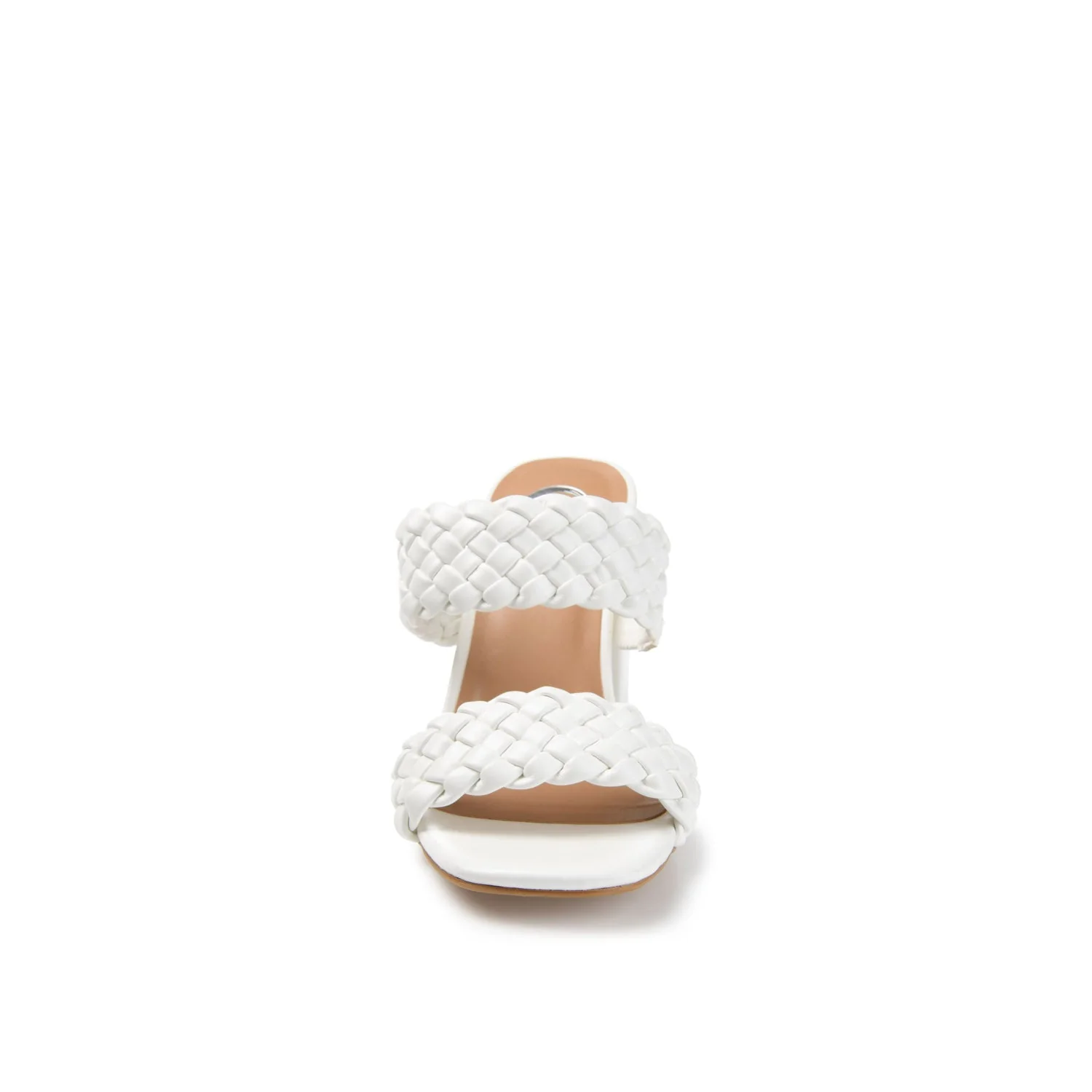 MELISSA MULE BLOCK HEELS IN WIDE - White - Image 5