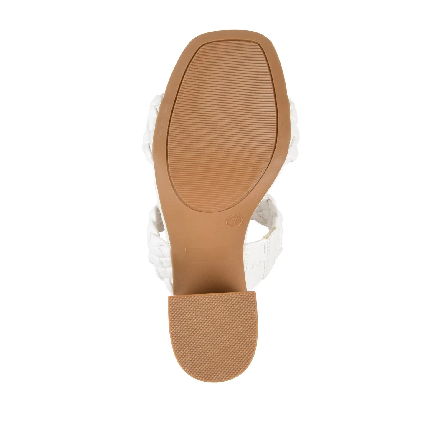 MELISSA MULE BLOCK HEELS IN WIDE - White - Image 8