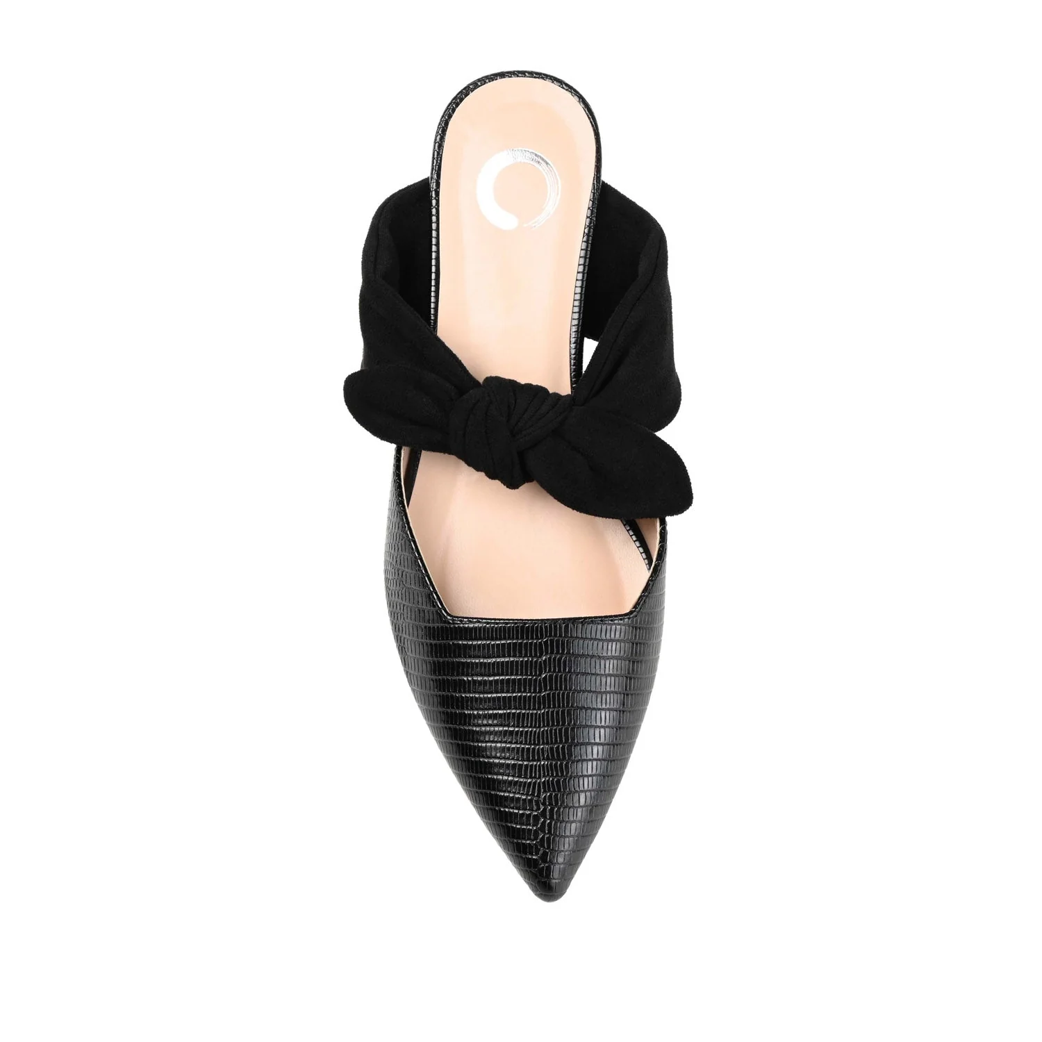 MELORA LOW BLOCK HEELS IN VEGAN LEATHER - Black - Image 6