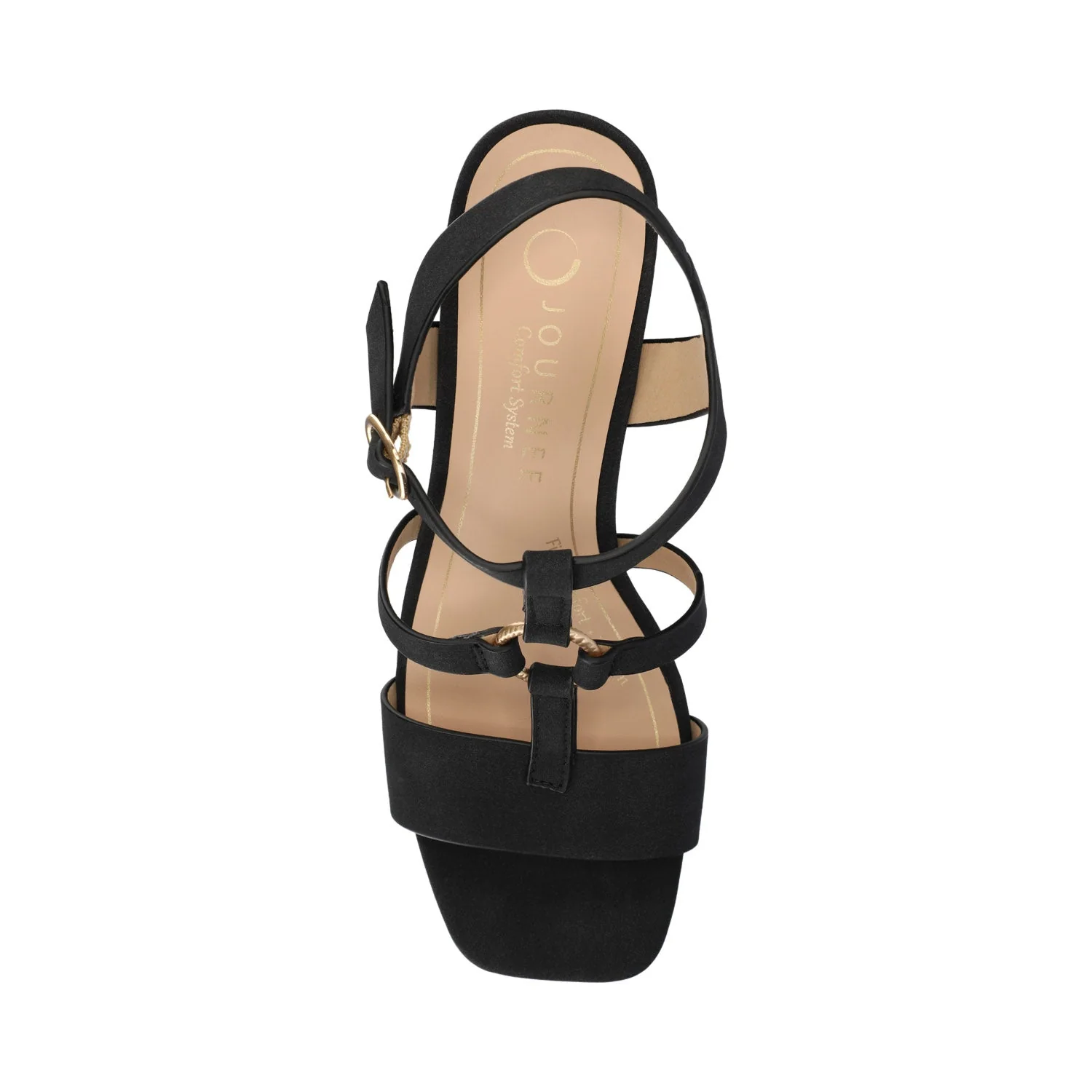 MERISOL ANKLE STRAP HEELS - Black - Image 4