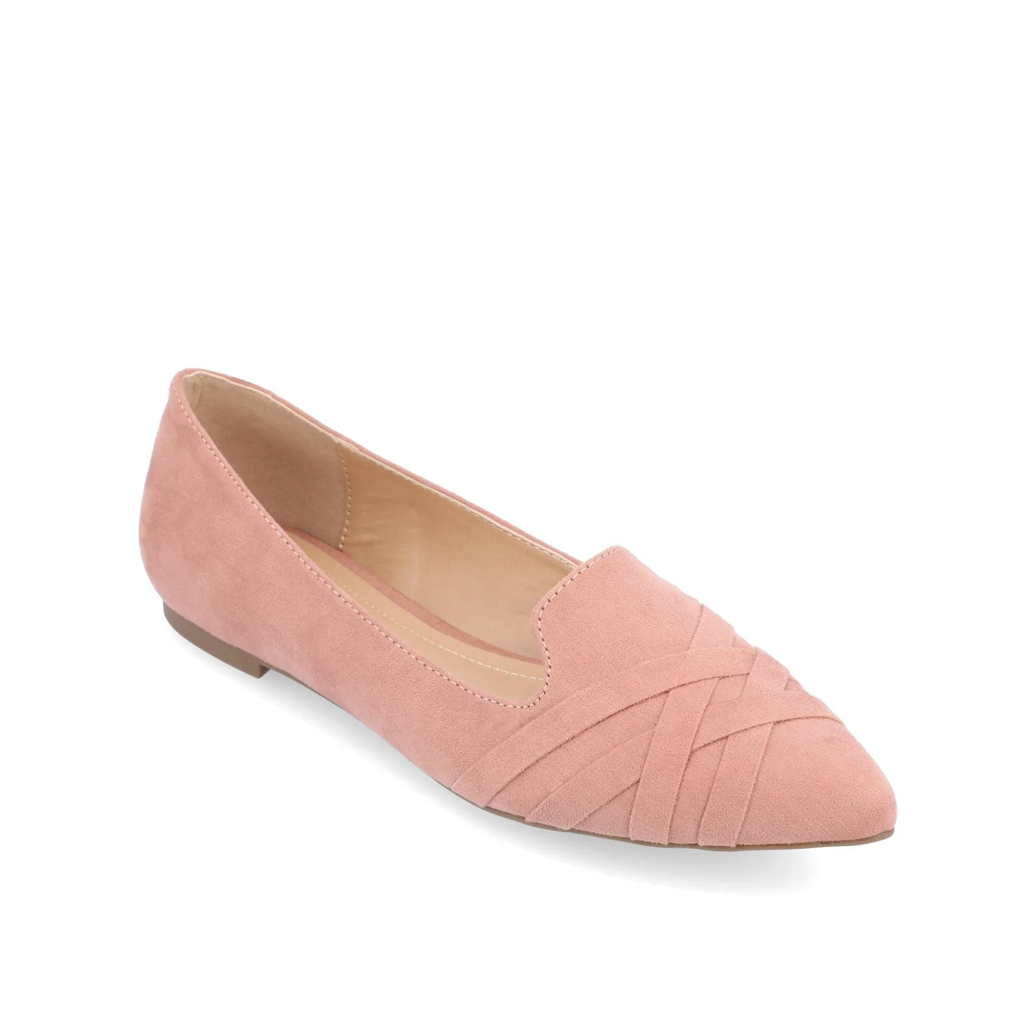 MINDEE LOAFER FLATS IN WIDE - Blush - Image 2