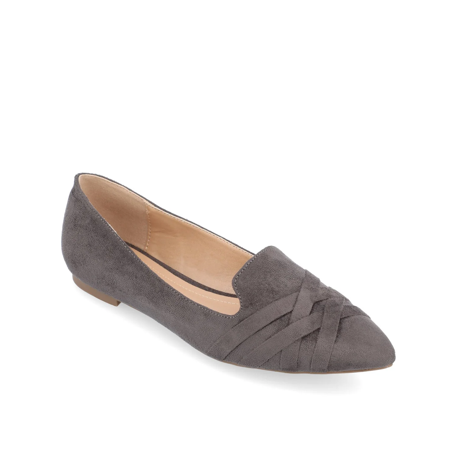 MINDEE LOAFER FLATS IN WIDE - Grey - Image 2