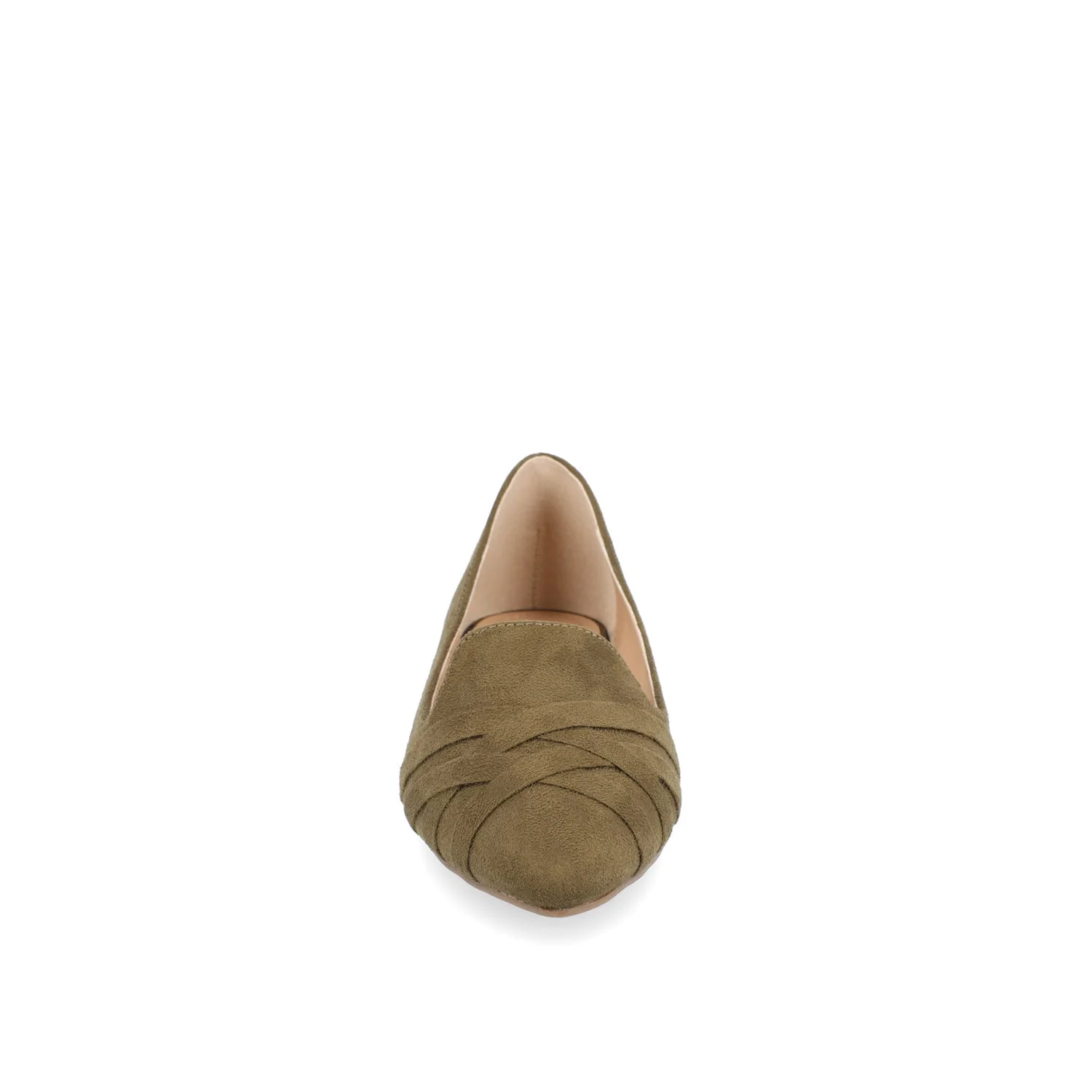 MINDEE LOAFER FLATS IN WIDE - Olive - Image 5