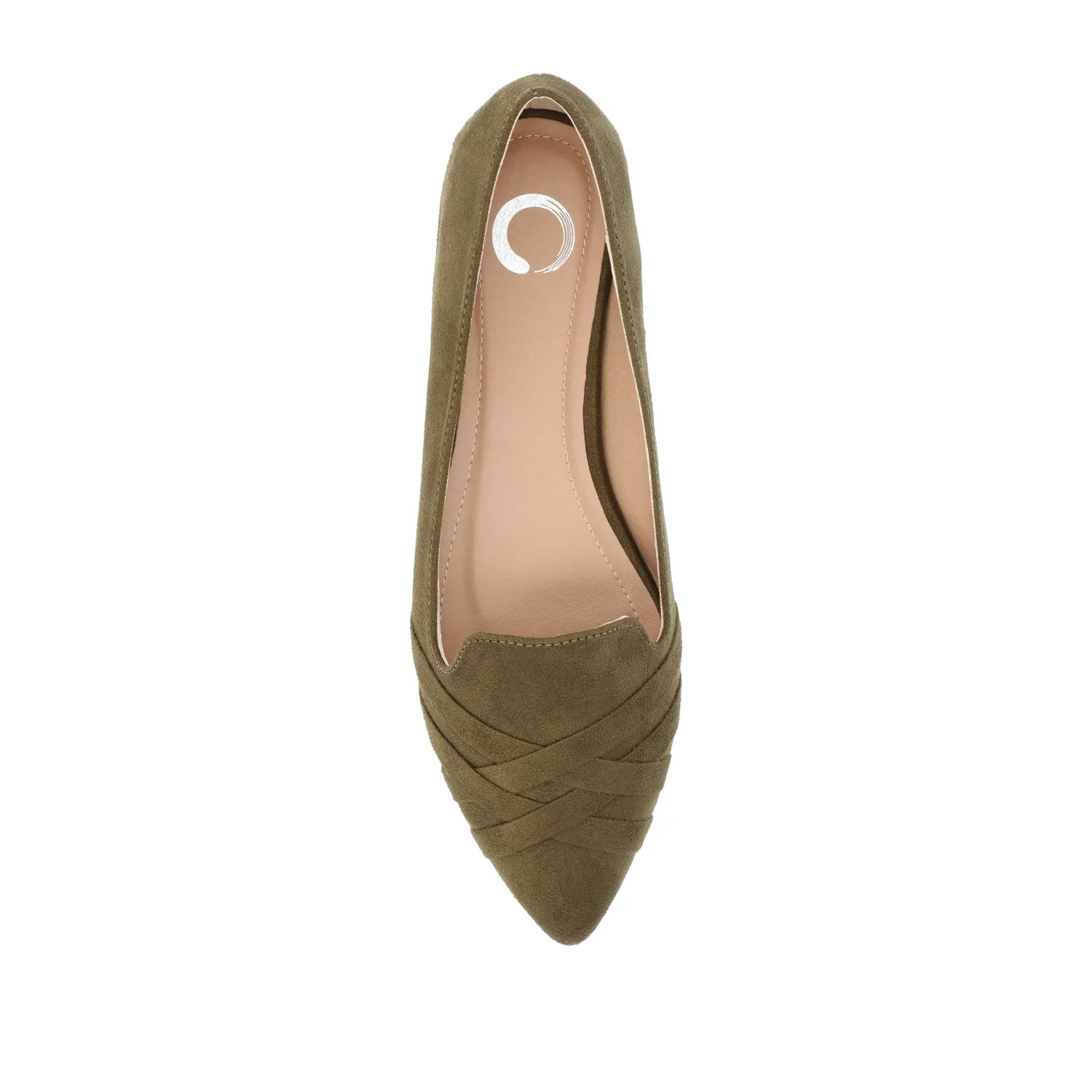 MINDEE LOAFER FLATS IN WIDE - Olive - Image 6