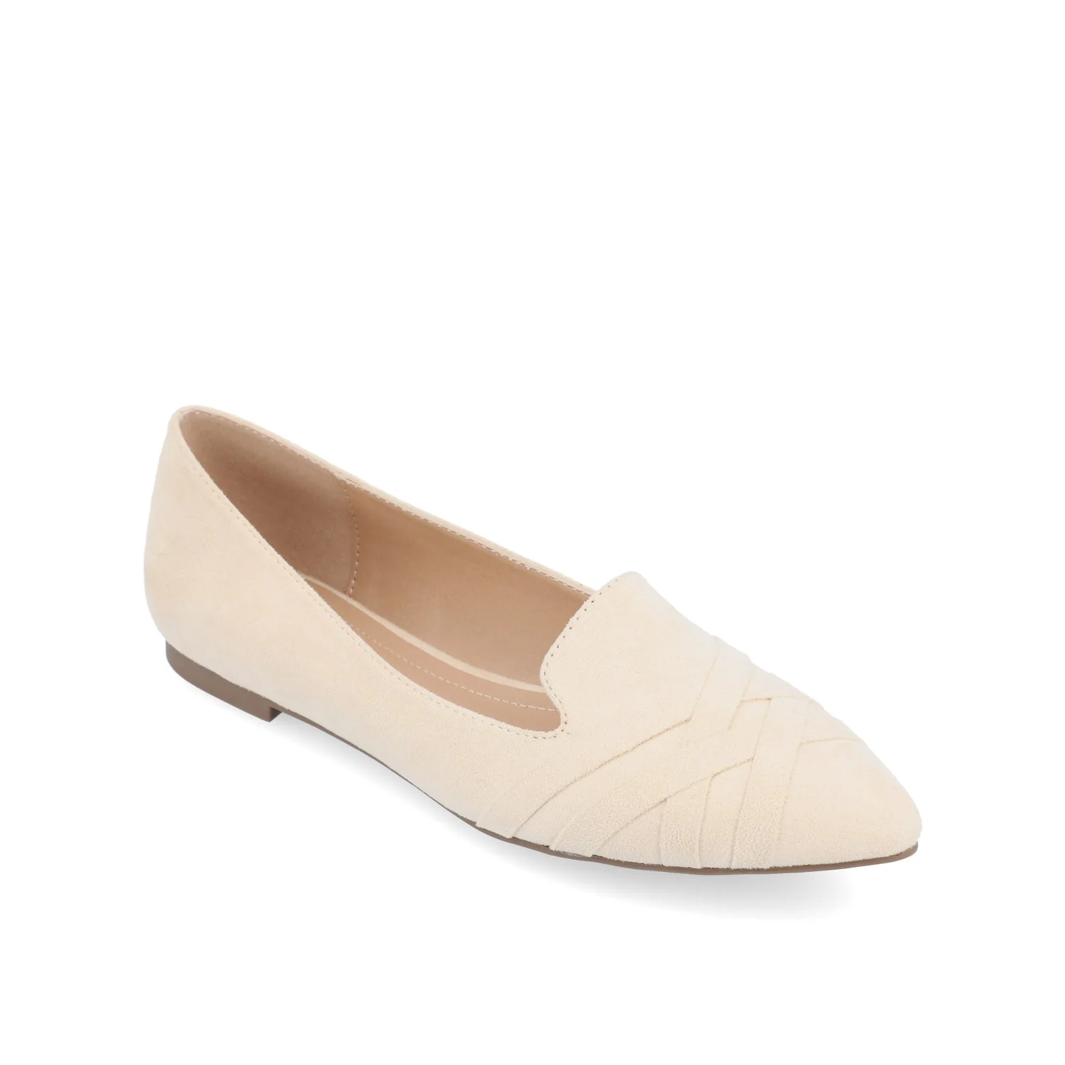 MINDEE LOAFER FLATS IN WIDE - Tan - Image 2