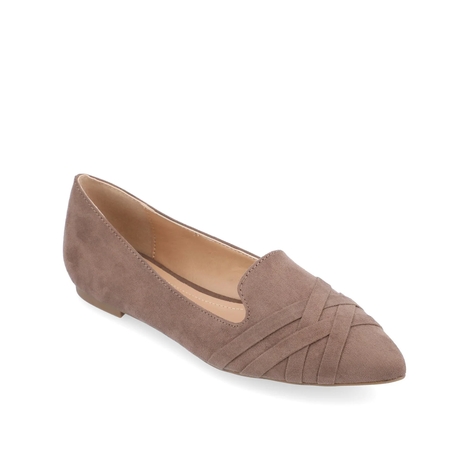 MINDEE LOAFER FLATS IN WIDE - Taupe - Image 2