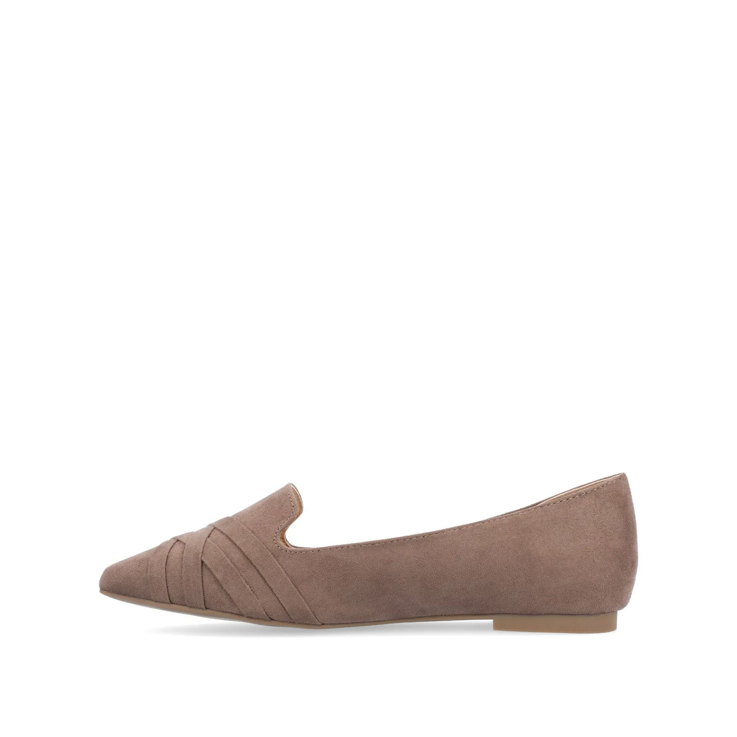 MINDEE LOAFER FLATS IN WIDE - Taupe - Image 3