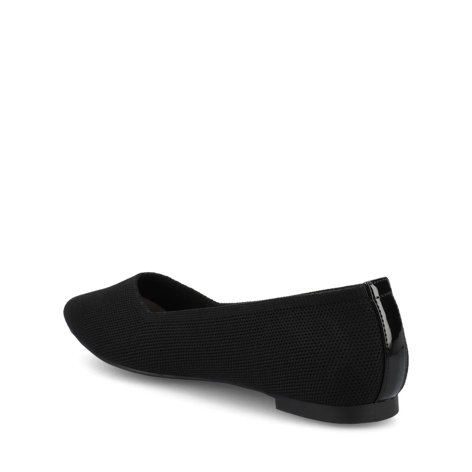 MINNAH BALLET FLATS IN KNIT FABRIC - Black Knit - Image 4