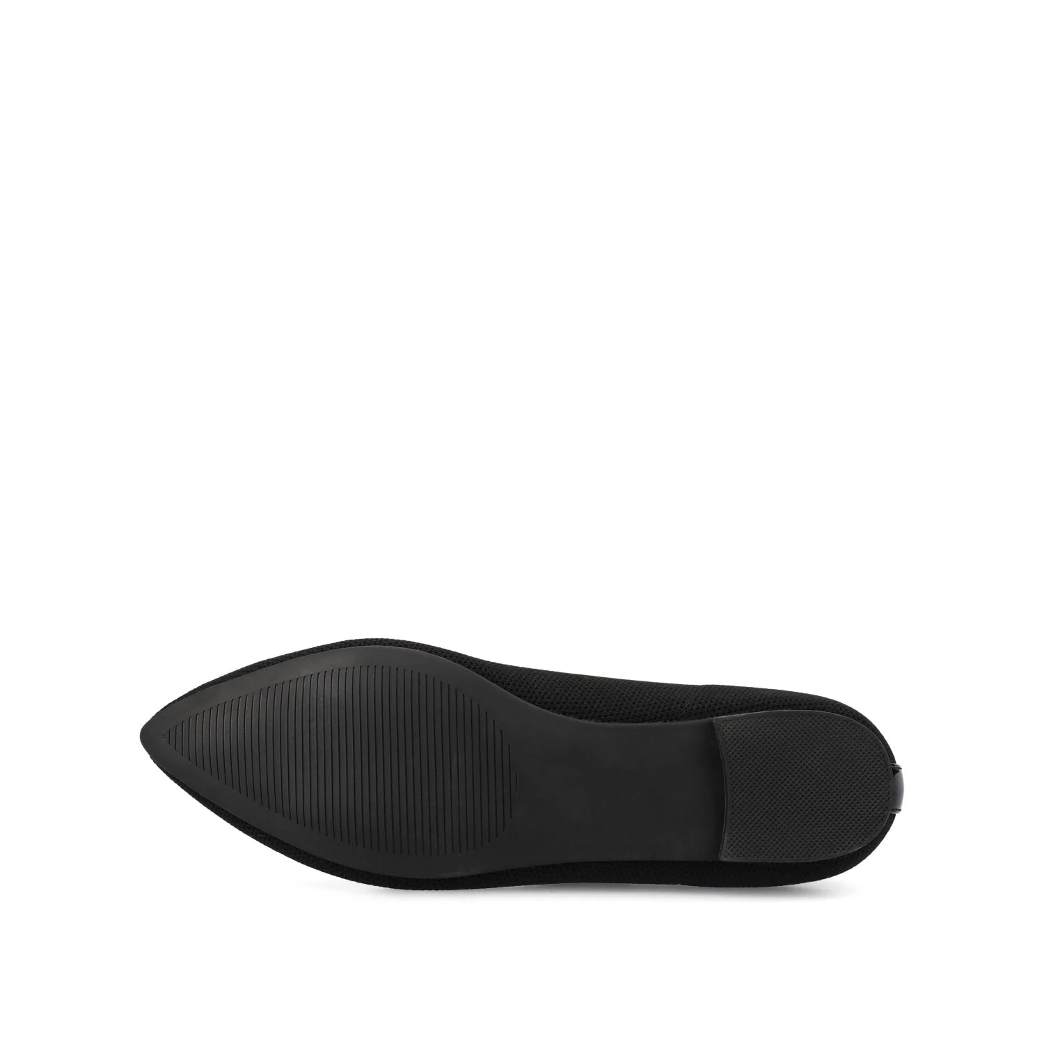 MINNAH BALLET FLATS IN KNIT FABRIC - Black Knit - Image 5