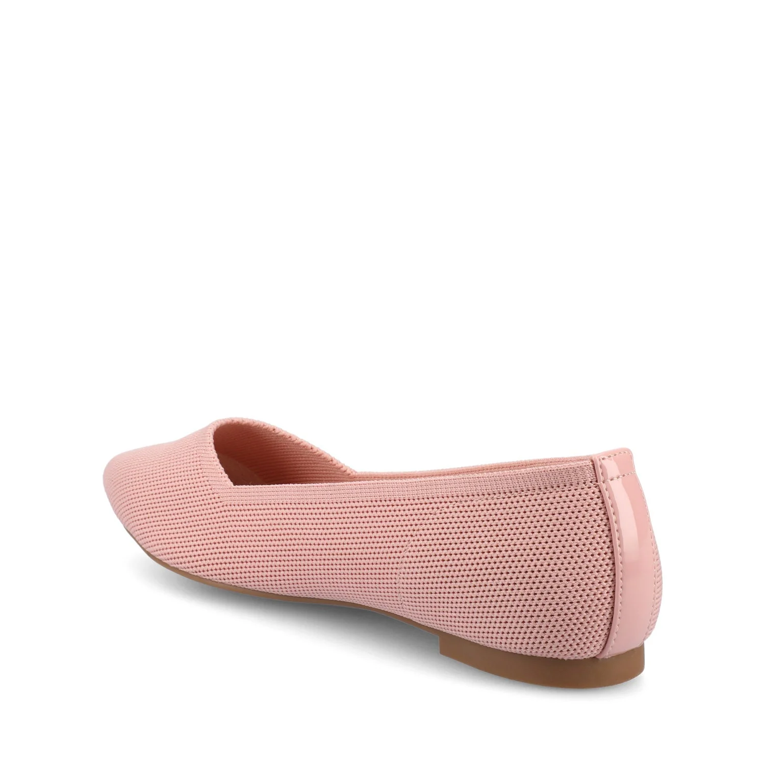 MINNAH BALLET FLATS IN KNIT FABRIC - Pink Knit - Image 4