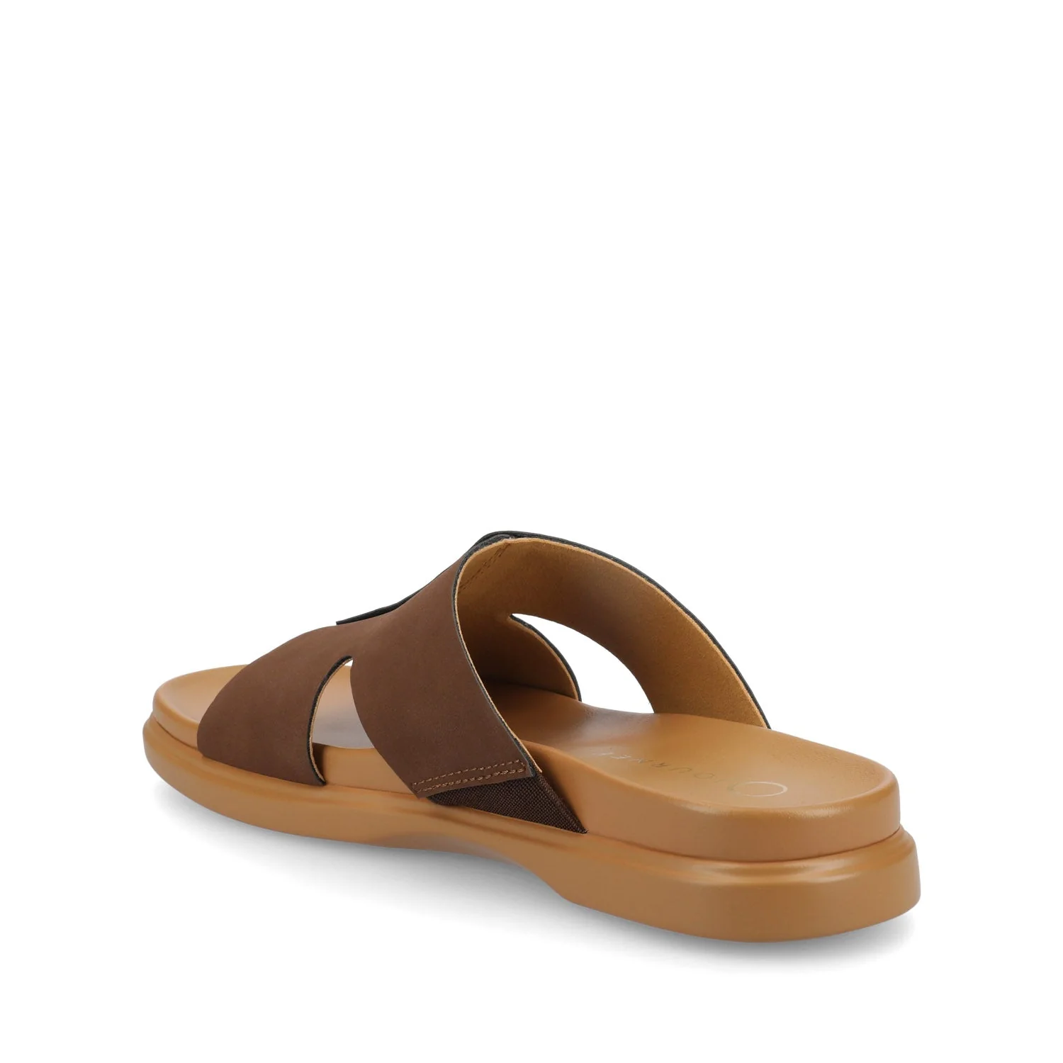 MISEY SINGLE BAND SLIP ON SANDALS - Brown - Image 4