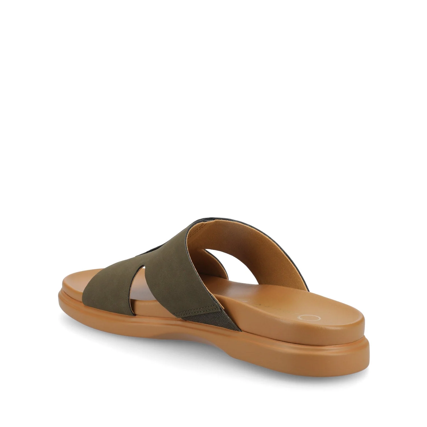 MISEY SINGLE BAND SLIP ON SANDALS - Olive - Image 4