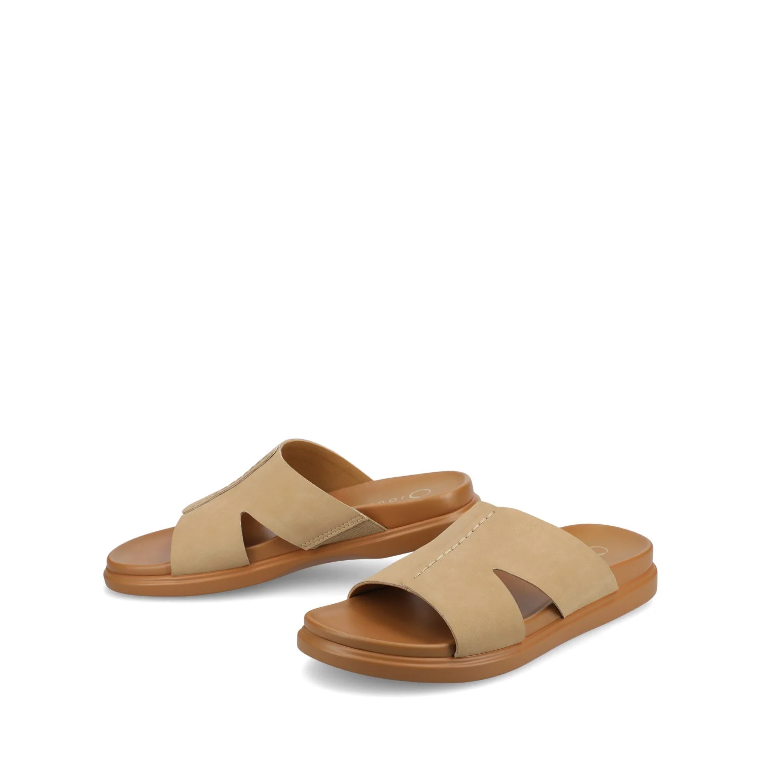 MISEY SINGLE BAND SLIP ON SANDALS - Sand - Image 2