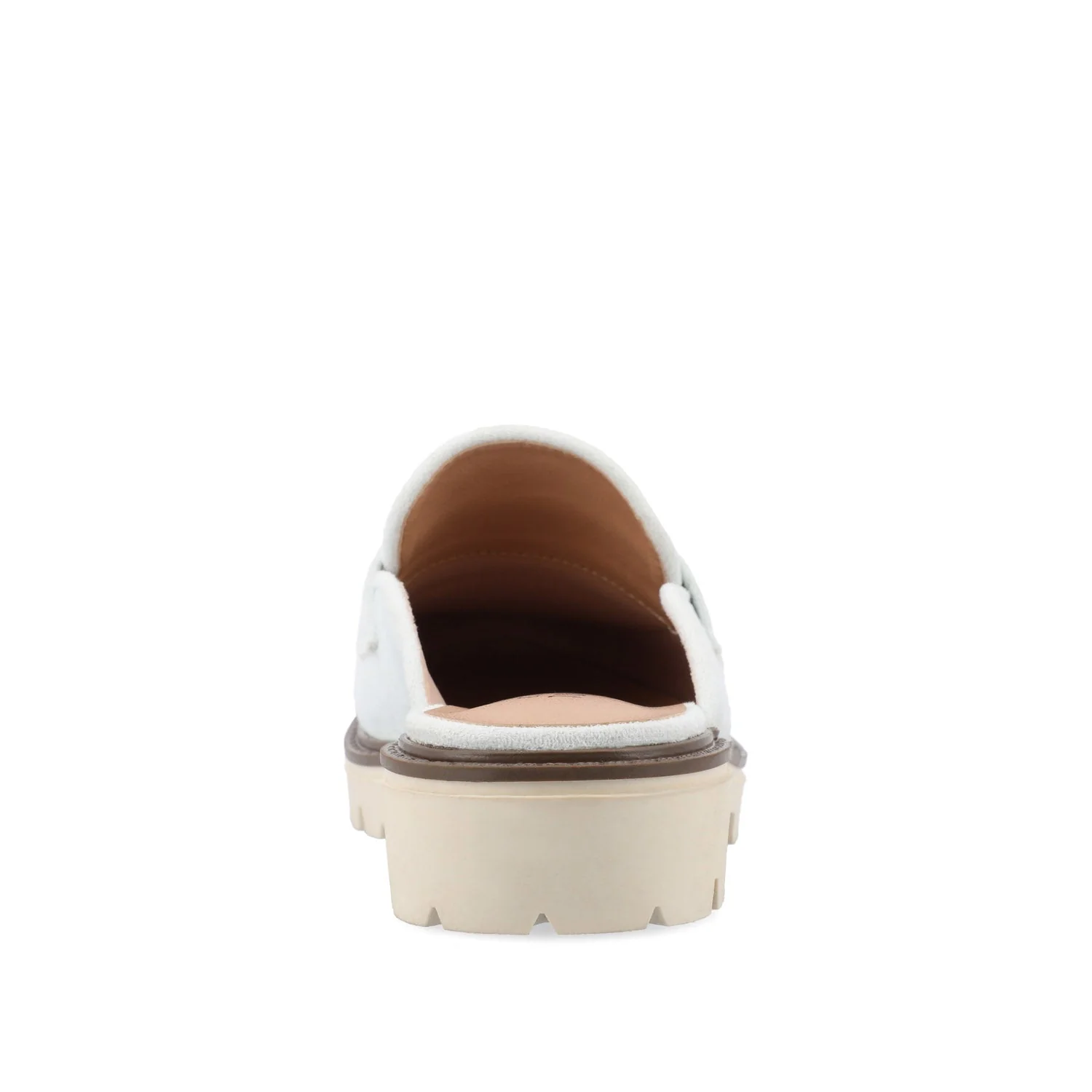 MIYCAH MULED LOAFER FLATS IN FAUX SUEDE - Blue - Image 7