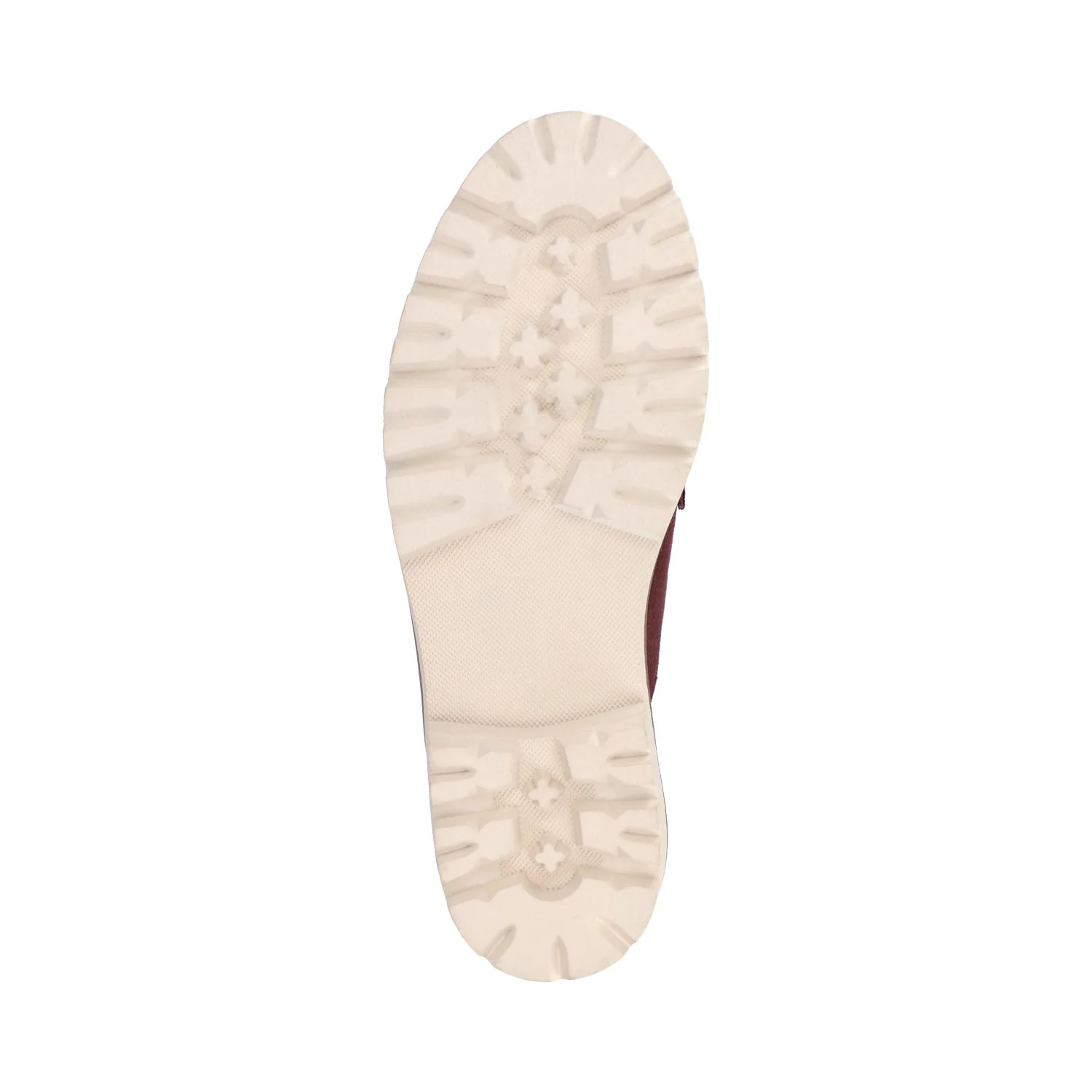 MIYCAH MULED LOAFER FLATS IN FAUX SUEDE - Oxblood Nubuck - Image 5