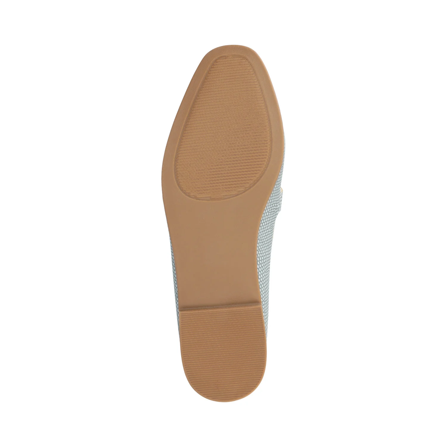 MIZZA LOAFER FLATS IN VEGAN LEATHER - Blue Lizard - Image 5