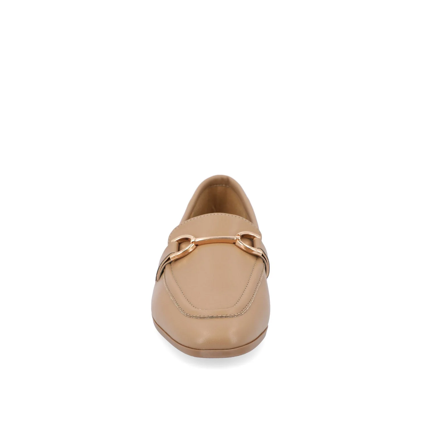 MIZZA LOAFER FLATS IN VEGAN LEATHER - Mocha PU - Image 6