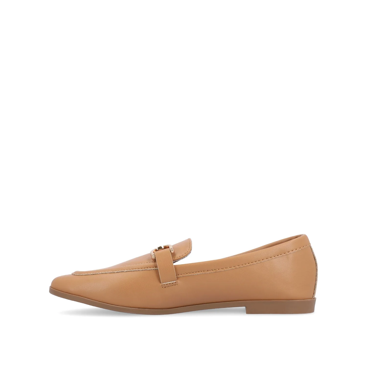 MIZZA LOAFER FLATS IN VEGAN LEATHER - Tan PU - Image 3