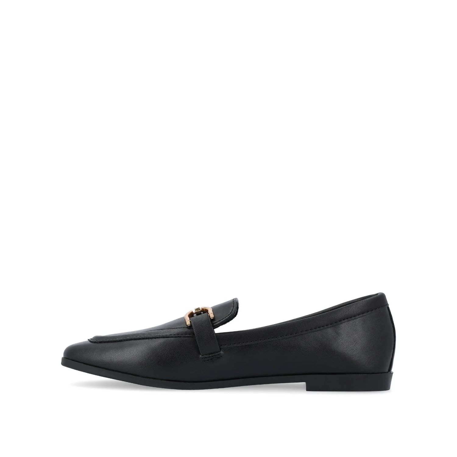 MIZZA LOAFER FLATS IN WIDE - Black - Image 3