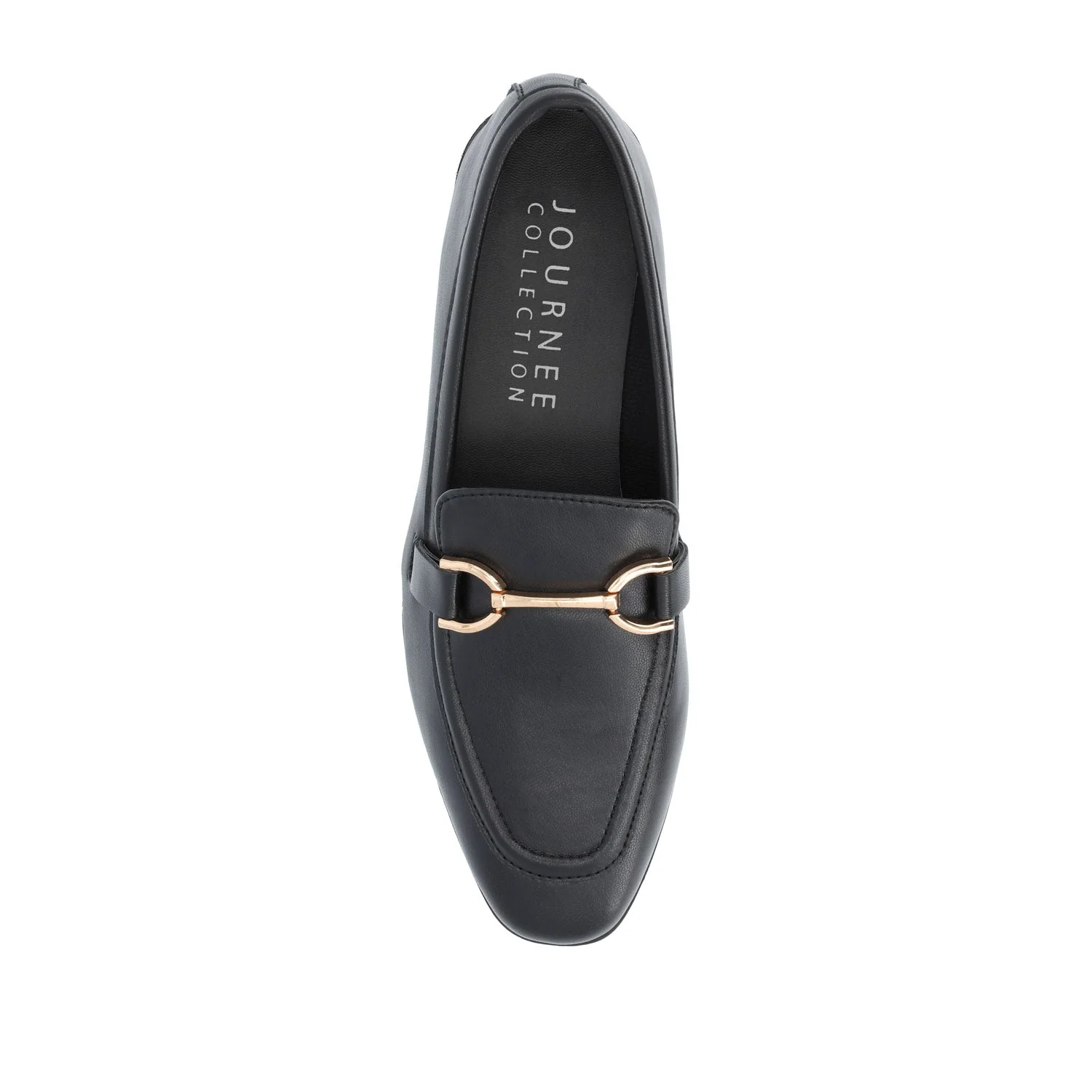 MIZZA LOAFER FLATS IN WIDE - Black - Image 6