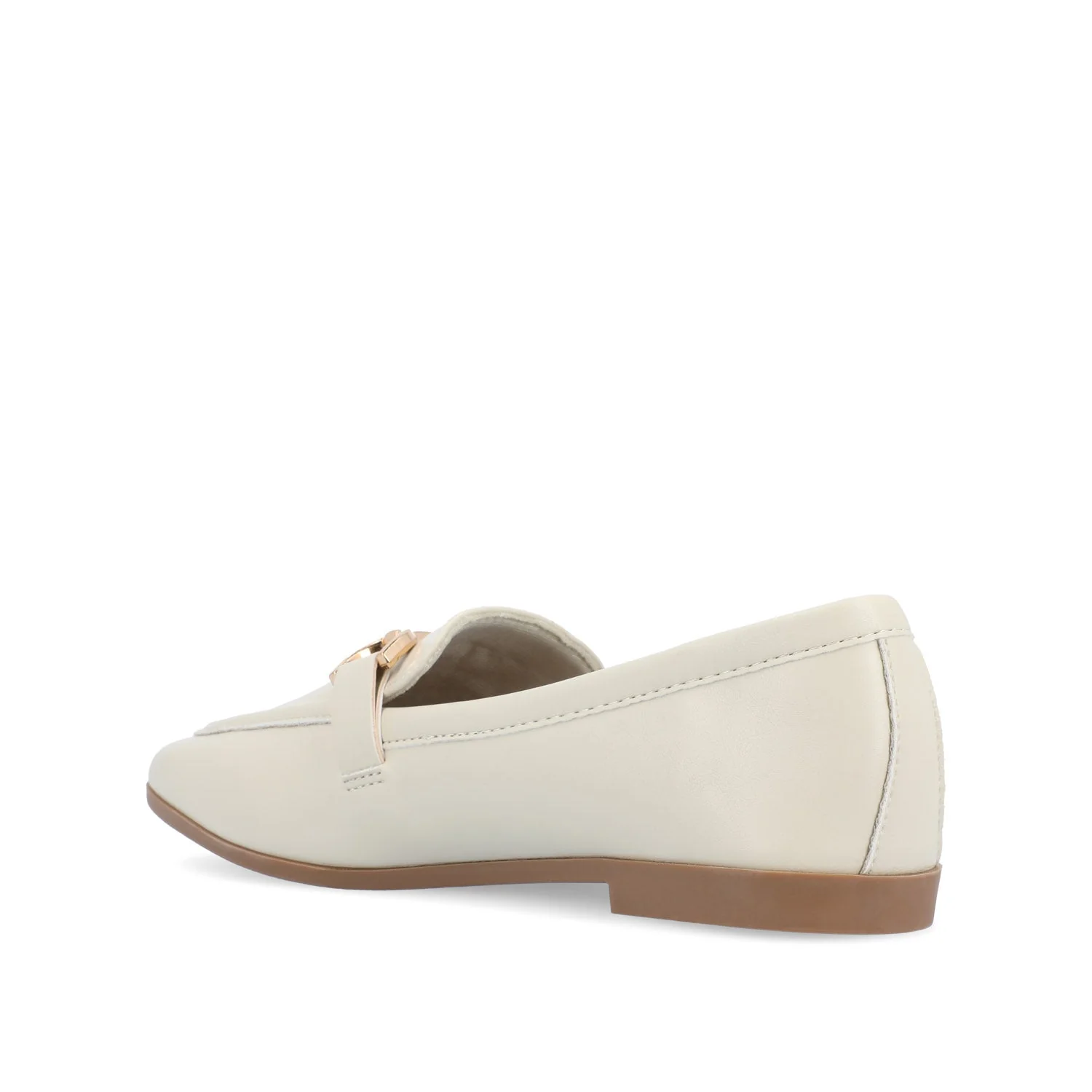 MIZZA LOAFER FLATS IN WIDE - Bone - Image 4