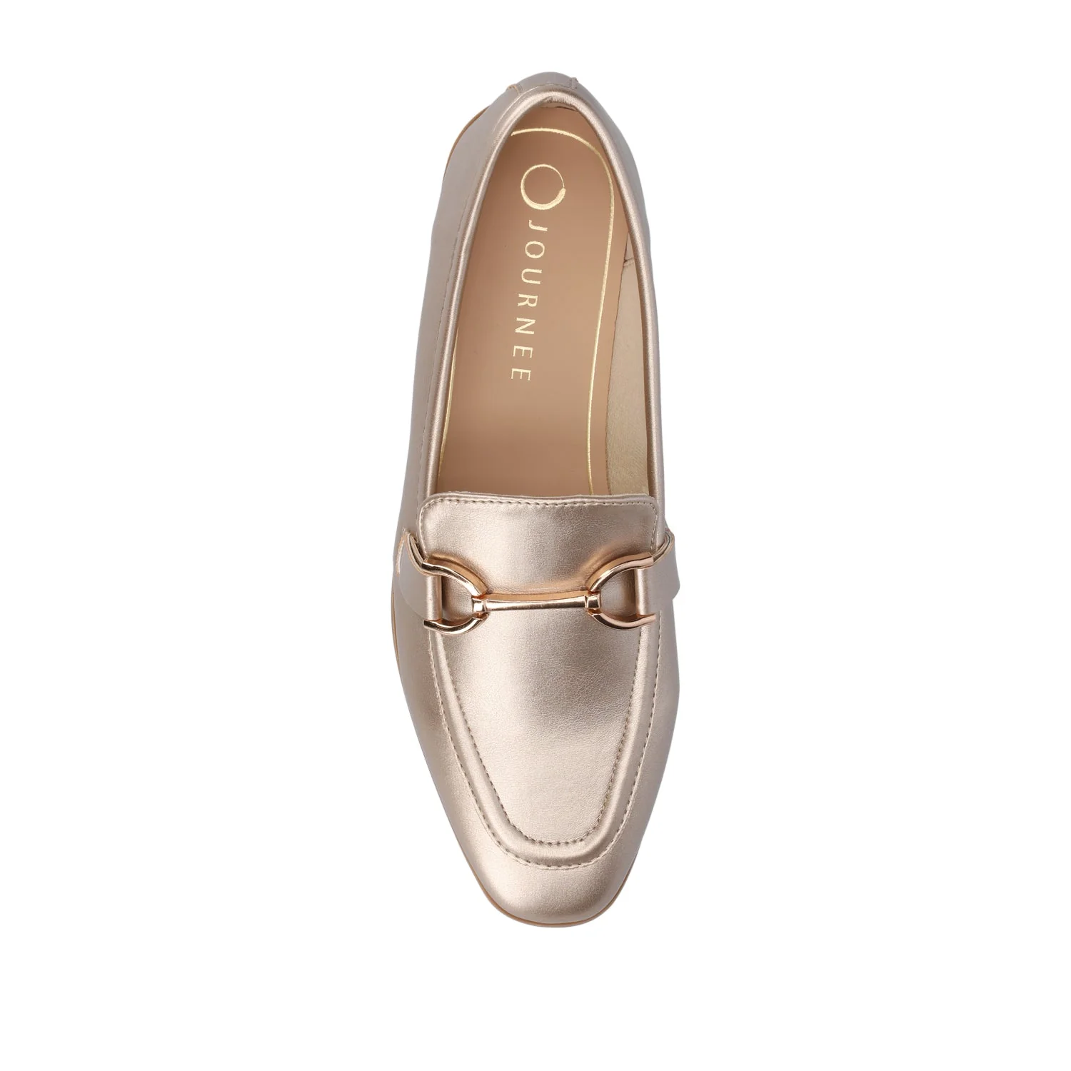 MIZZA LOAFER FLATS IN WIDE - Champagne - Image 6
