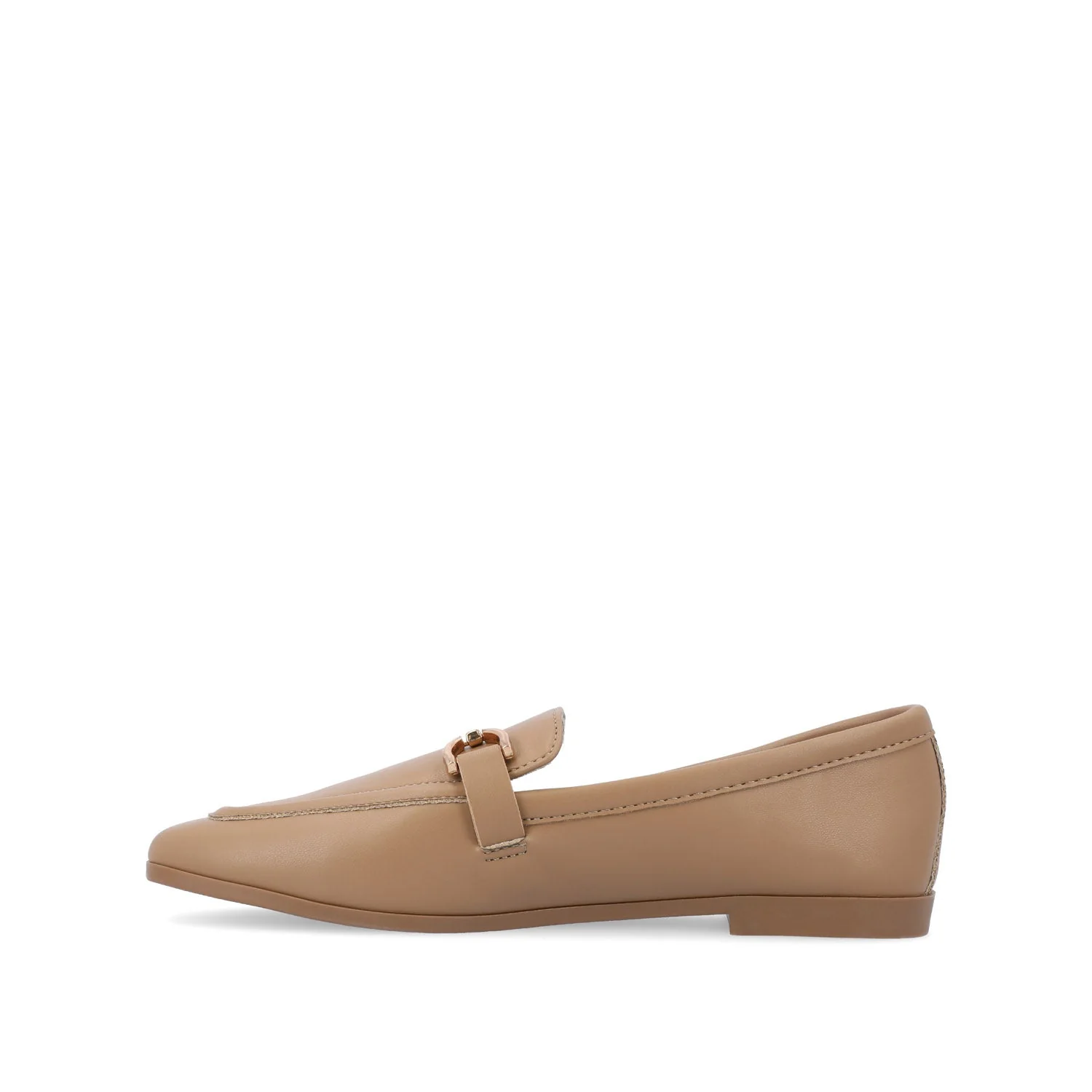 MIZZA LOAFER FLATS IN WIDE - Mocha - Image 4