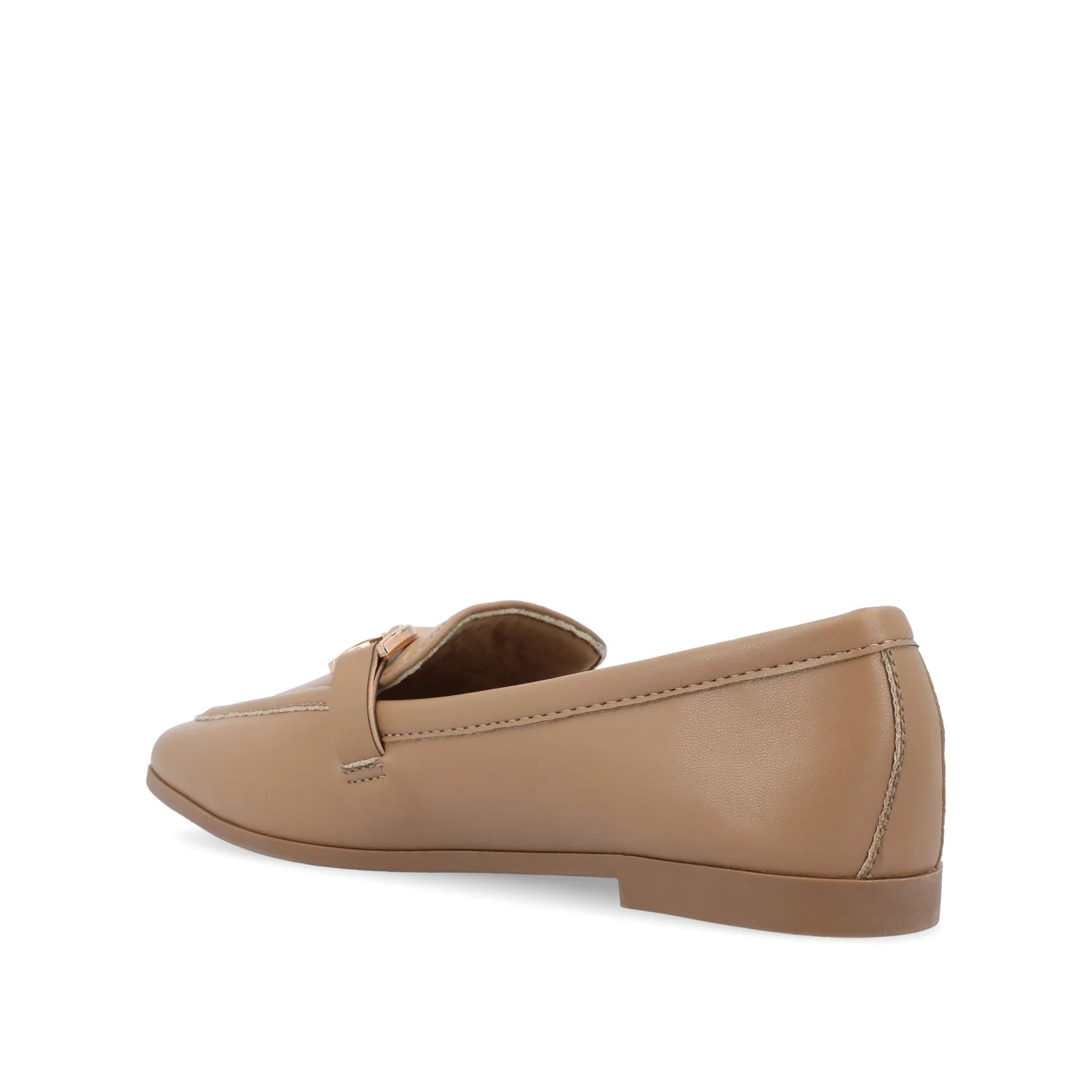 MIZZA LOAFER FLATS IN WIDE - Mocha - Image 5