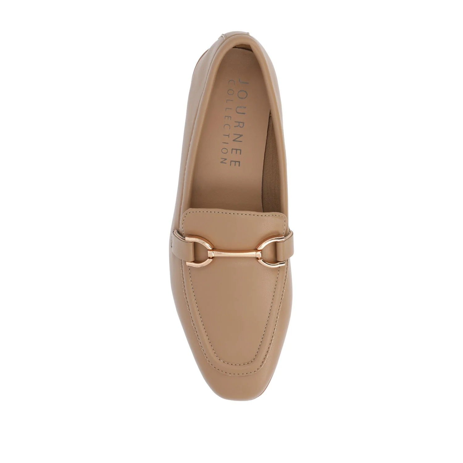 MIZZA LOAFER FLATS IN WIDE - Mocha - Image 7