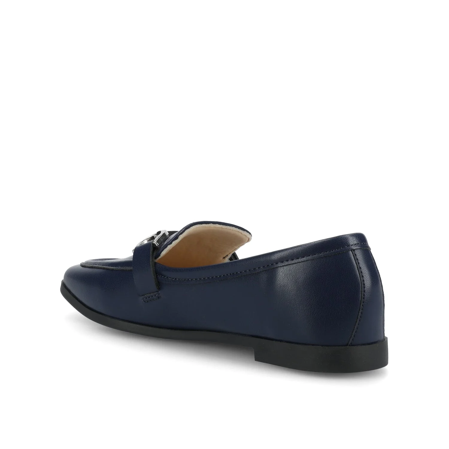 MIZZA LOAFER FLATS IN WIDE - Navy Nubuck - Image 4