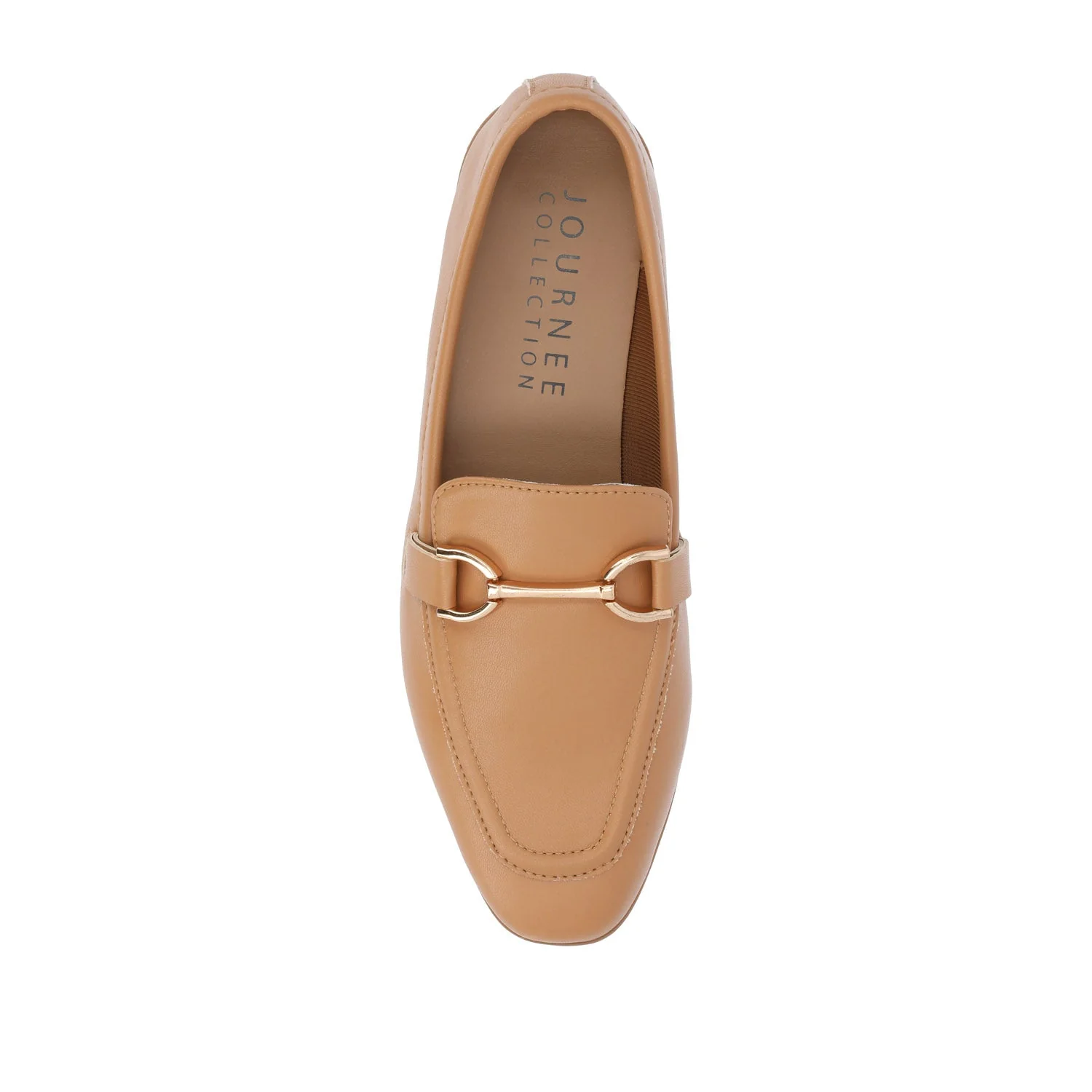 MIZZA LOAFER FLATS IN WIDE - Tan - Image 6