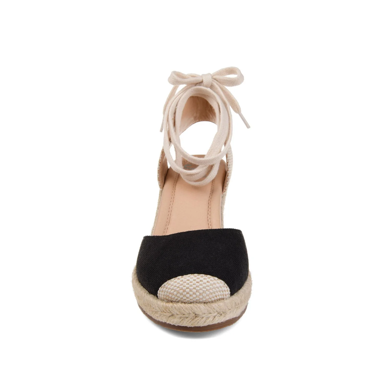 MONTE ESPADRILLE WEDGE SANDALS IN CANVAS - Black Fabric - Image 6
