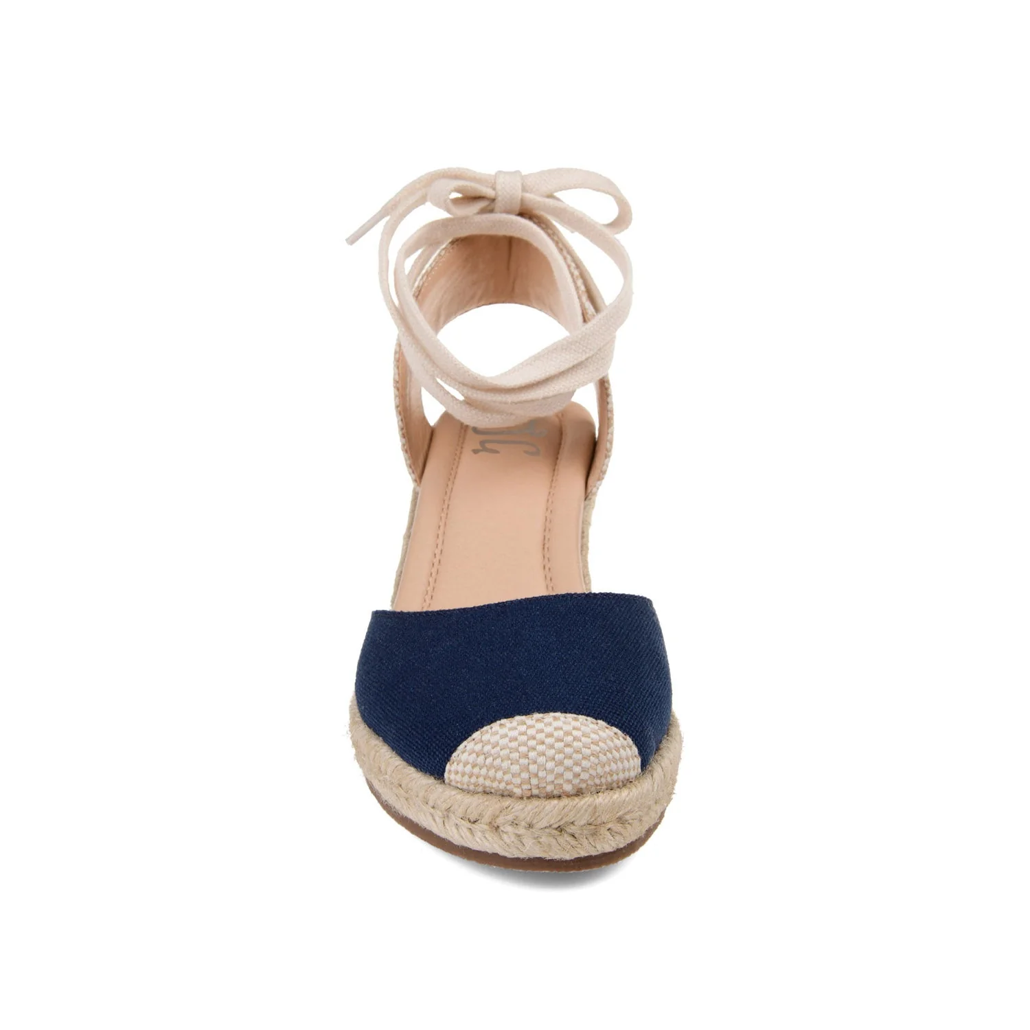 MONTE ESPADRILLE WEDGE SANDALS IN CANVAS - Navy Blue Fabric - Image 5