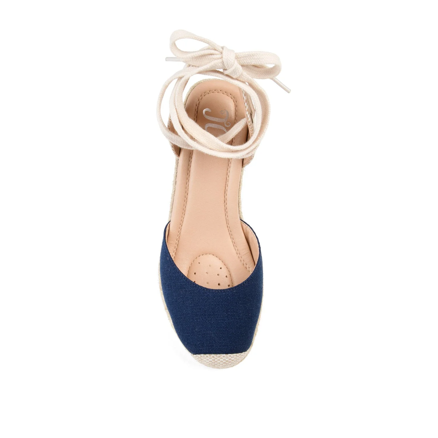 MONTE ESPADRILLE WEDGE SANDALS IN CANVAS - Navy Blue Fabric - Image 6