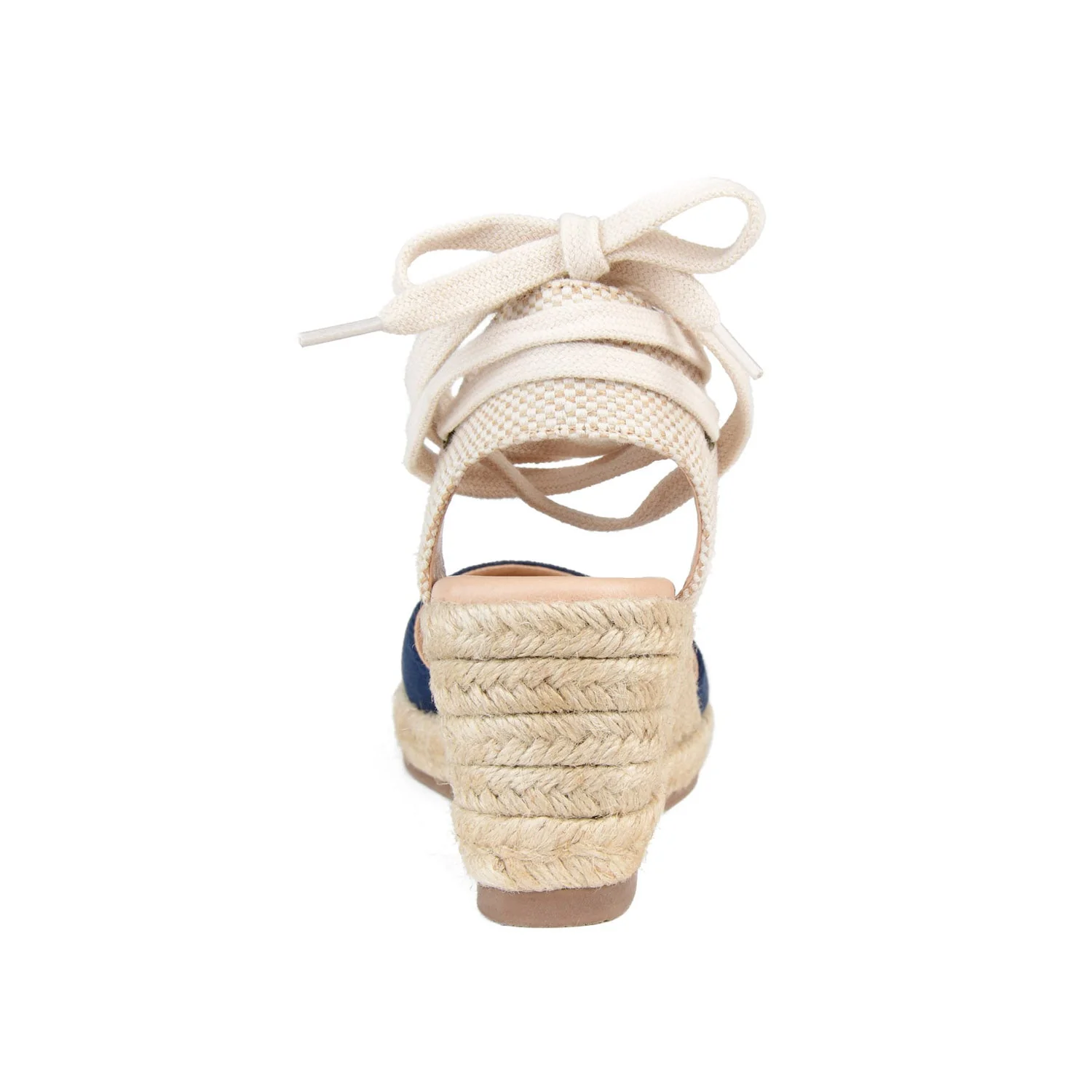 MONTE ESPADRILLE WEDGE SANDALS IN CANVAS - Navy Blue Fabric - Image 7