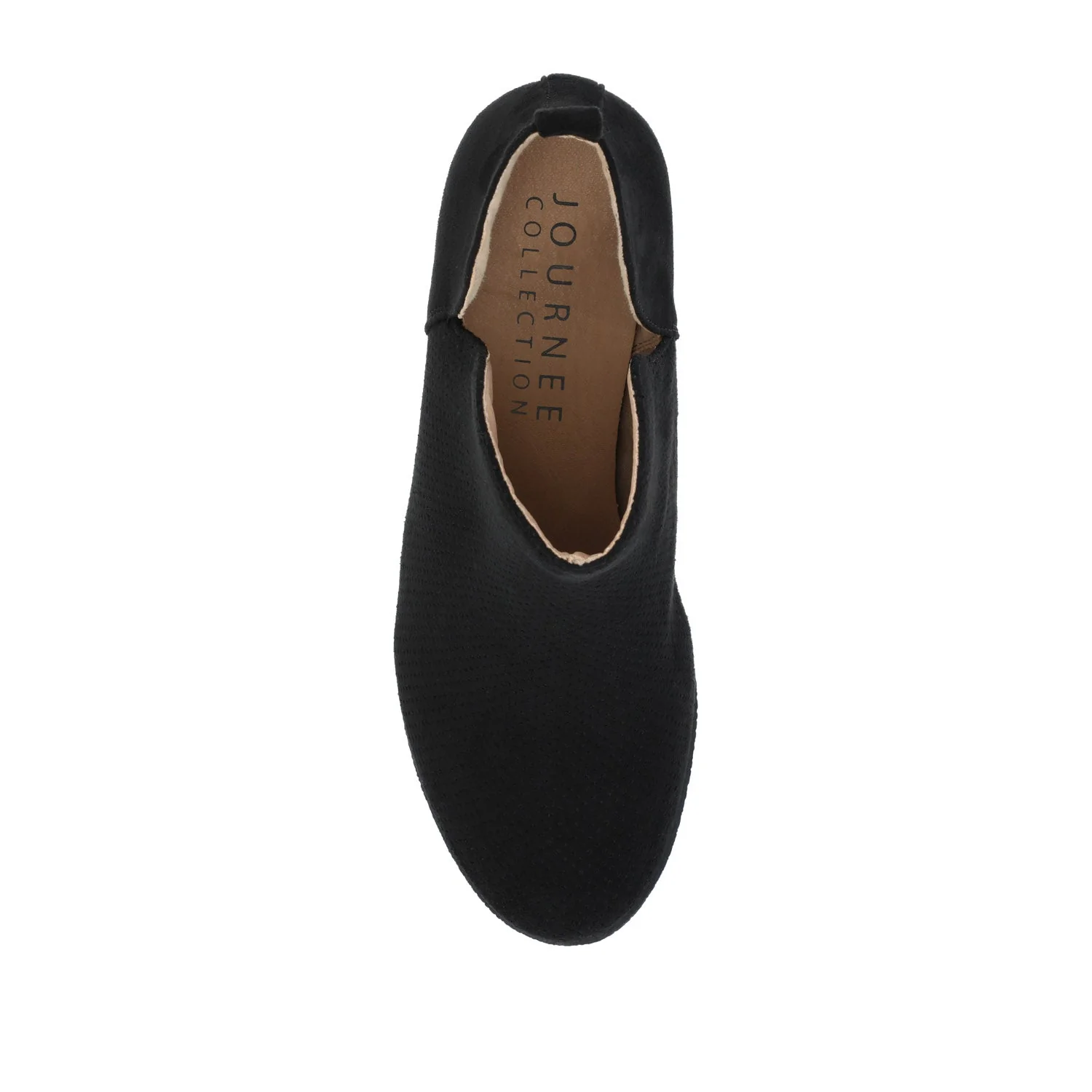 MYLEE WEDGE HEELED BOOTIES IN WIDE - Black - Image 4
