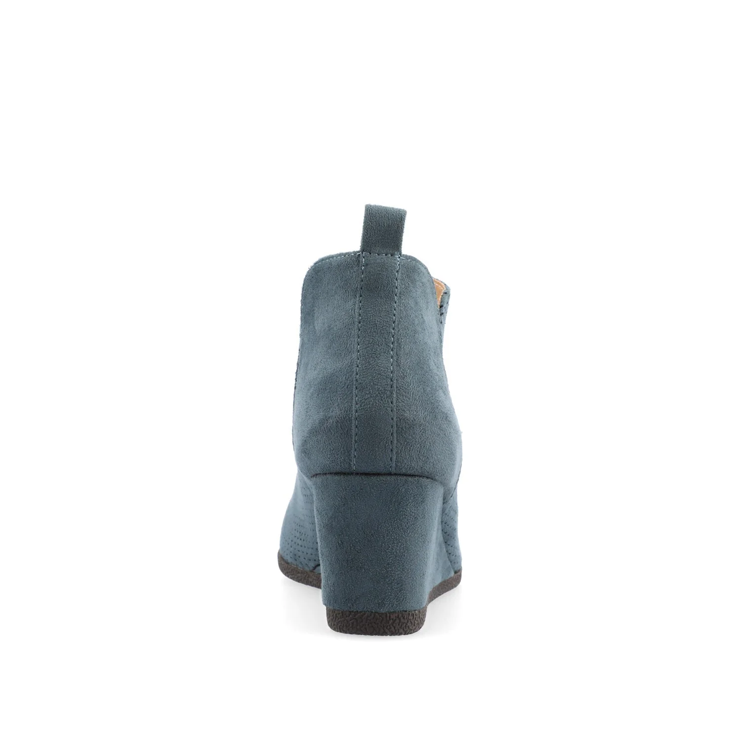 MYLEE WEDGE HEELED BOOTIES IN WIDE - Blue - Image 7