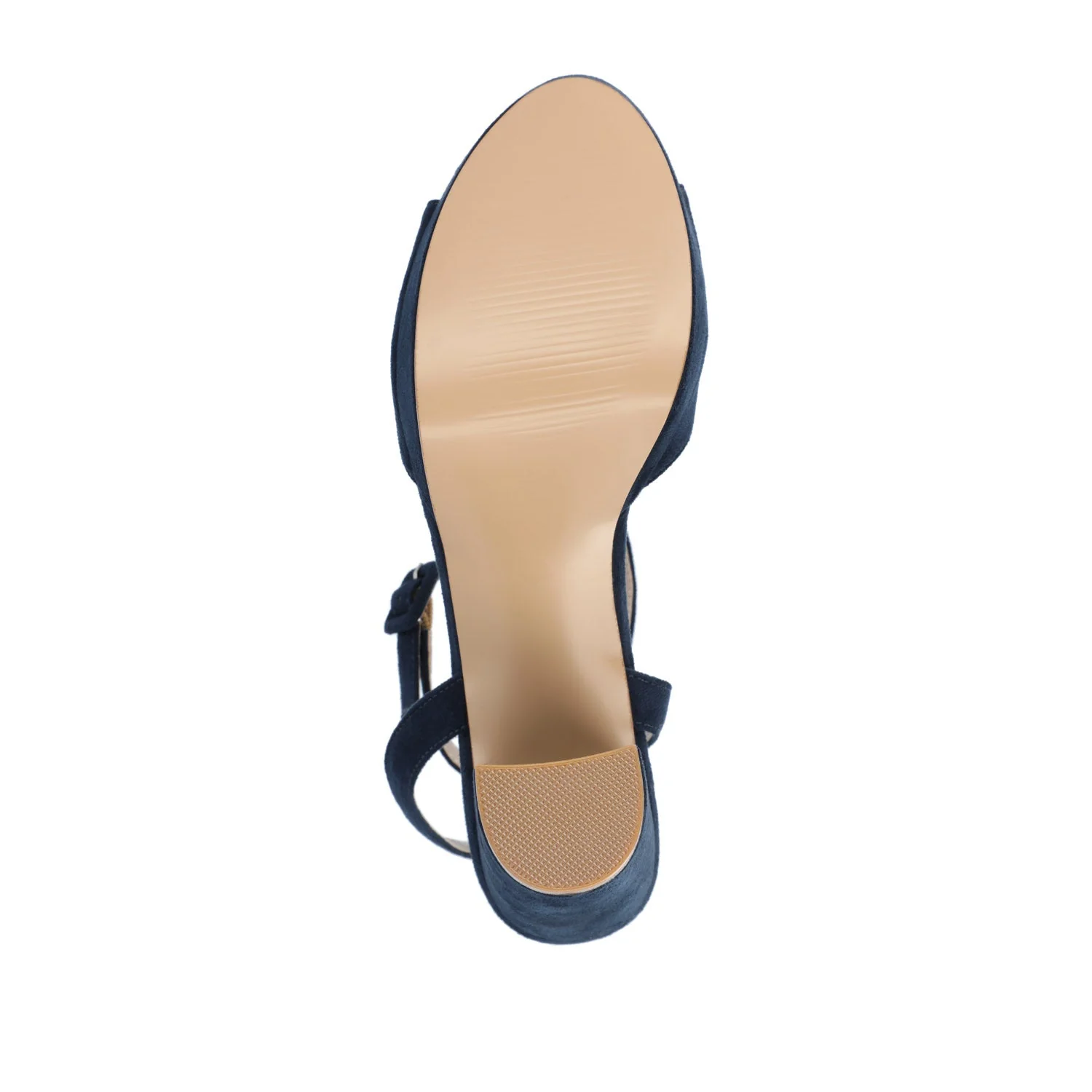 NAIRRI STRAPPY HEELS IN FAUX SUEDE - Blue - Image 8