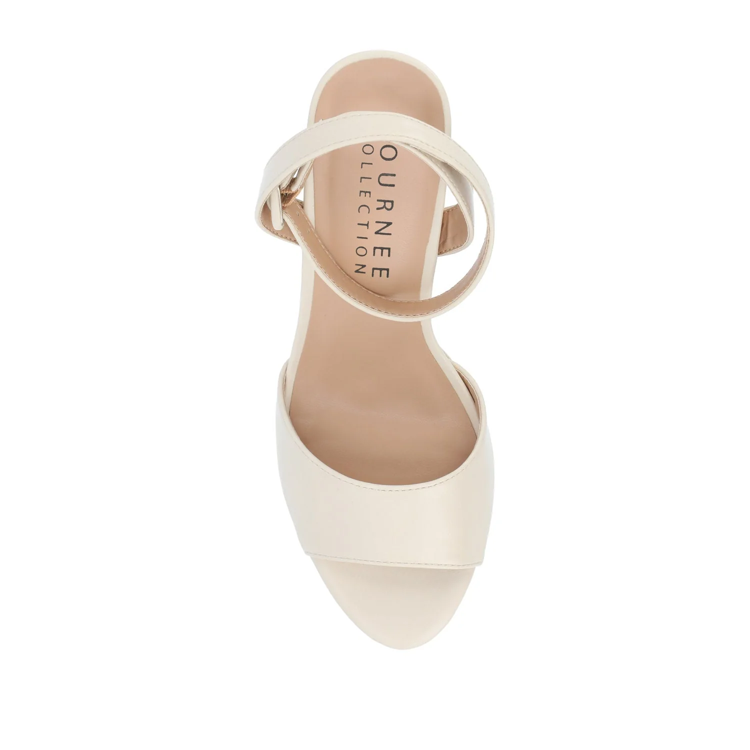 NAIRRI STRAPPY HEELS IN FAUX SUEDE - Bone - Image 6