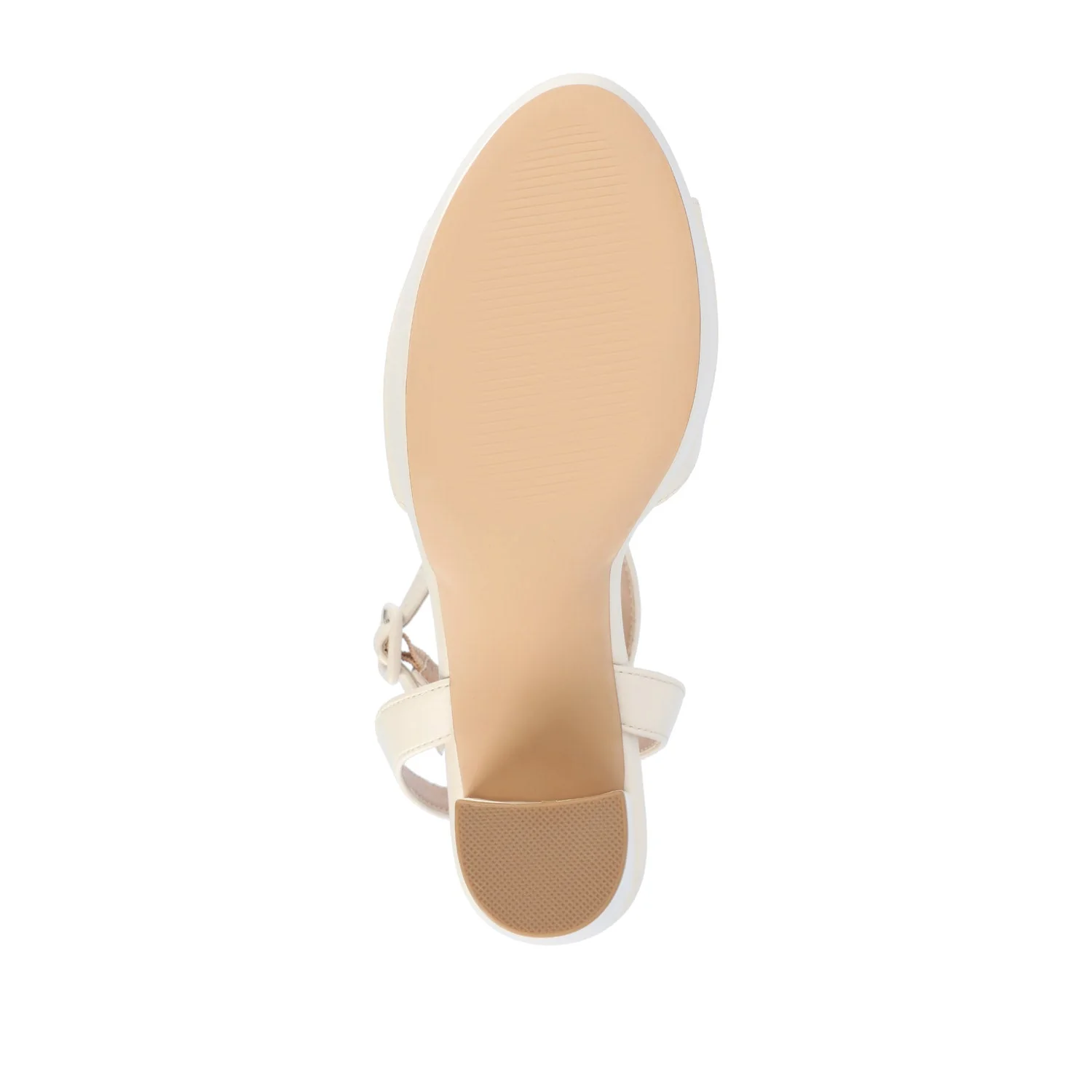 NAIRRI FAUX SUEDE STRAPPY HEELS IN WIDE - Bone - Image 8