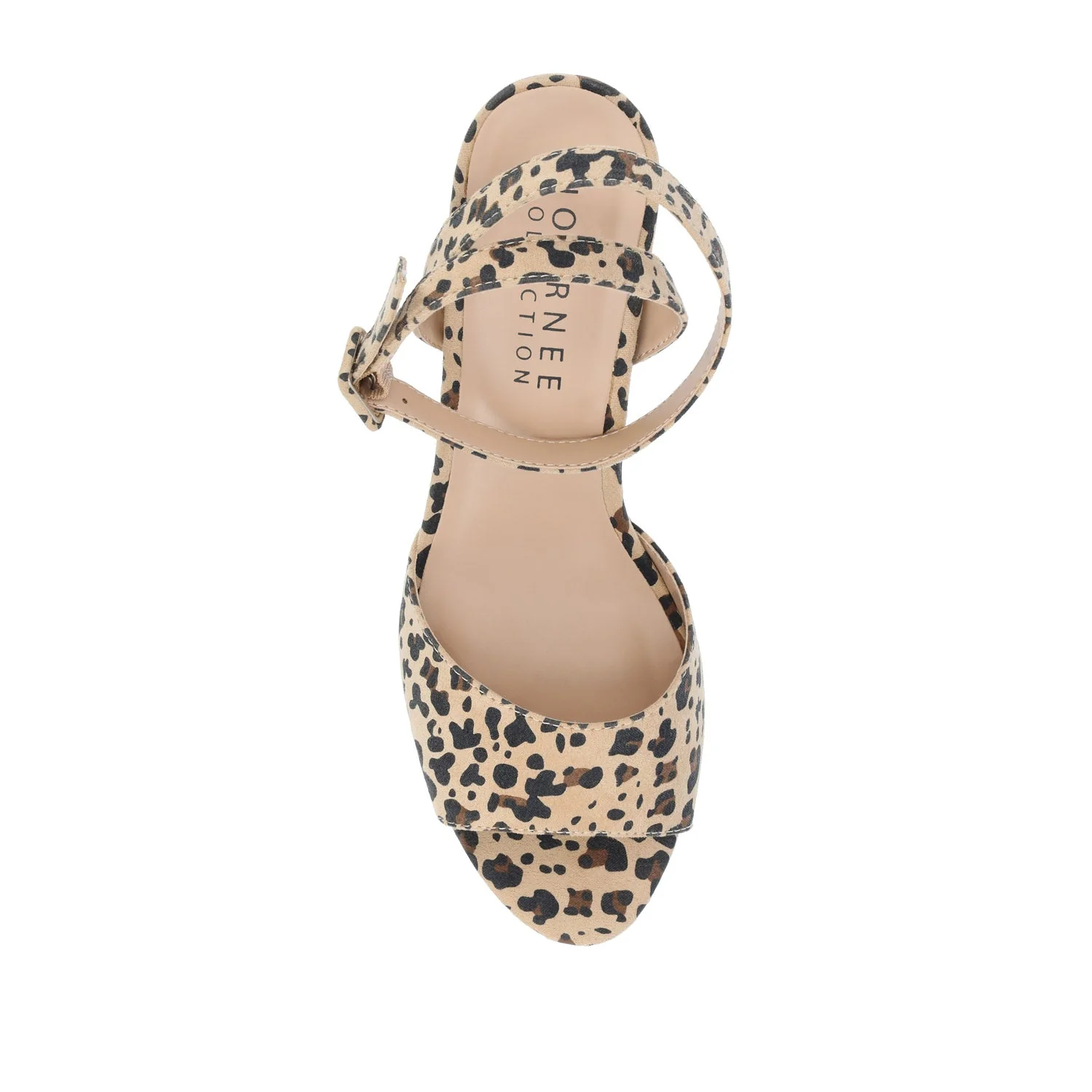 NAIRRI STRAPPY HEELS IN VEGAN LEATHER - Leopard Faux Suede 2 - Image 5